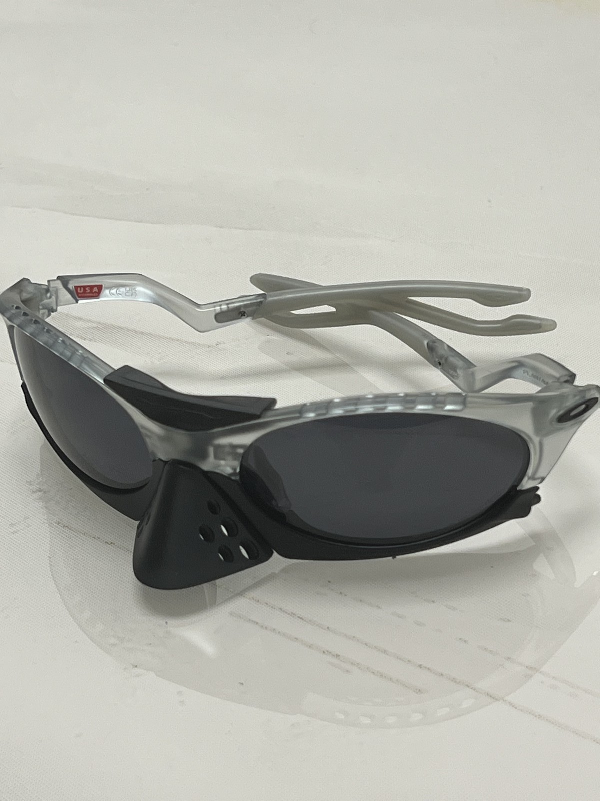 Oakley PLANTARIS Sunglasses OO9437-0363 Matte Transparent Gray PRIZM Gray Lenses