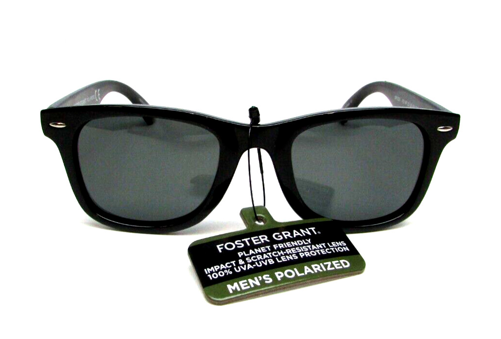 Foster Grant Men’s POLARIZED Sunglasses FG MP 20 09 001 100% UV Protection