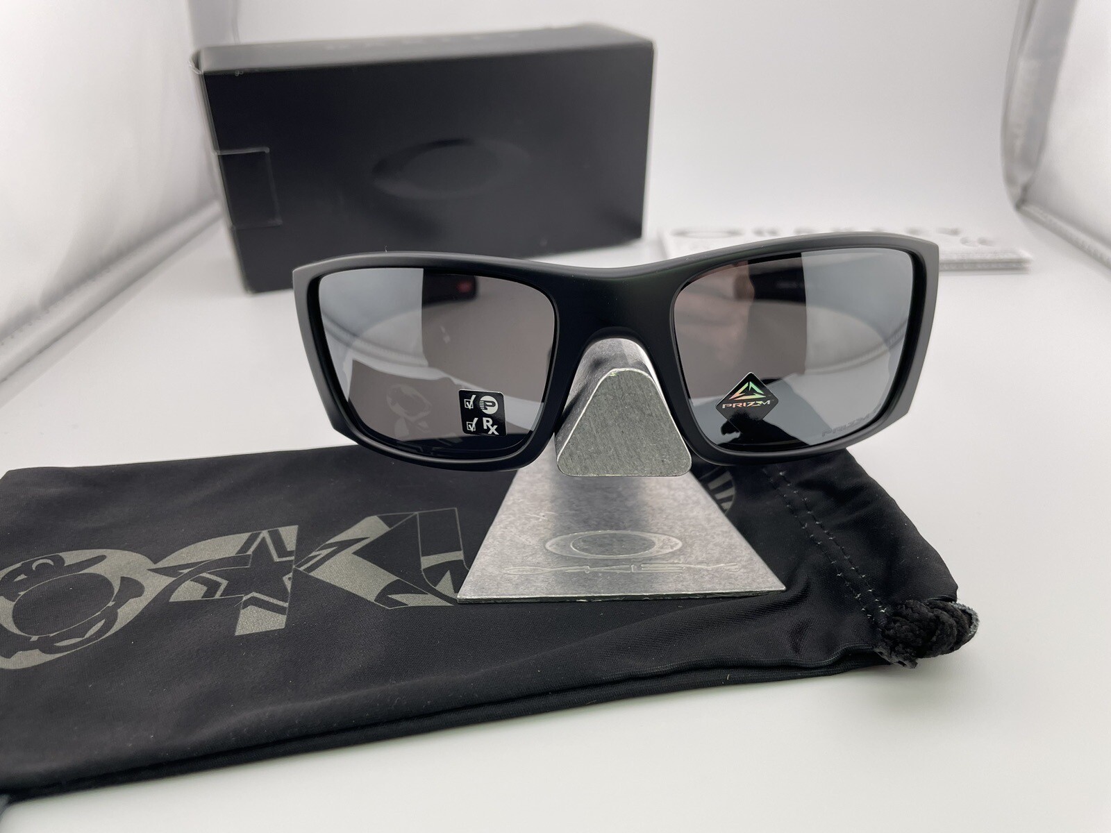 OAKLEY FUEL CELL SI ARMED FORCES PRIZM MATTE BLACK POLARIZED SUNGLASSES 9096-L0