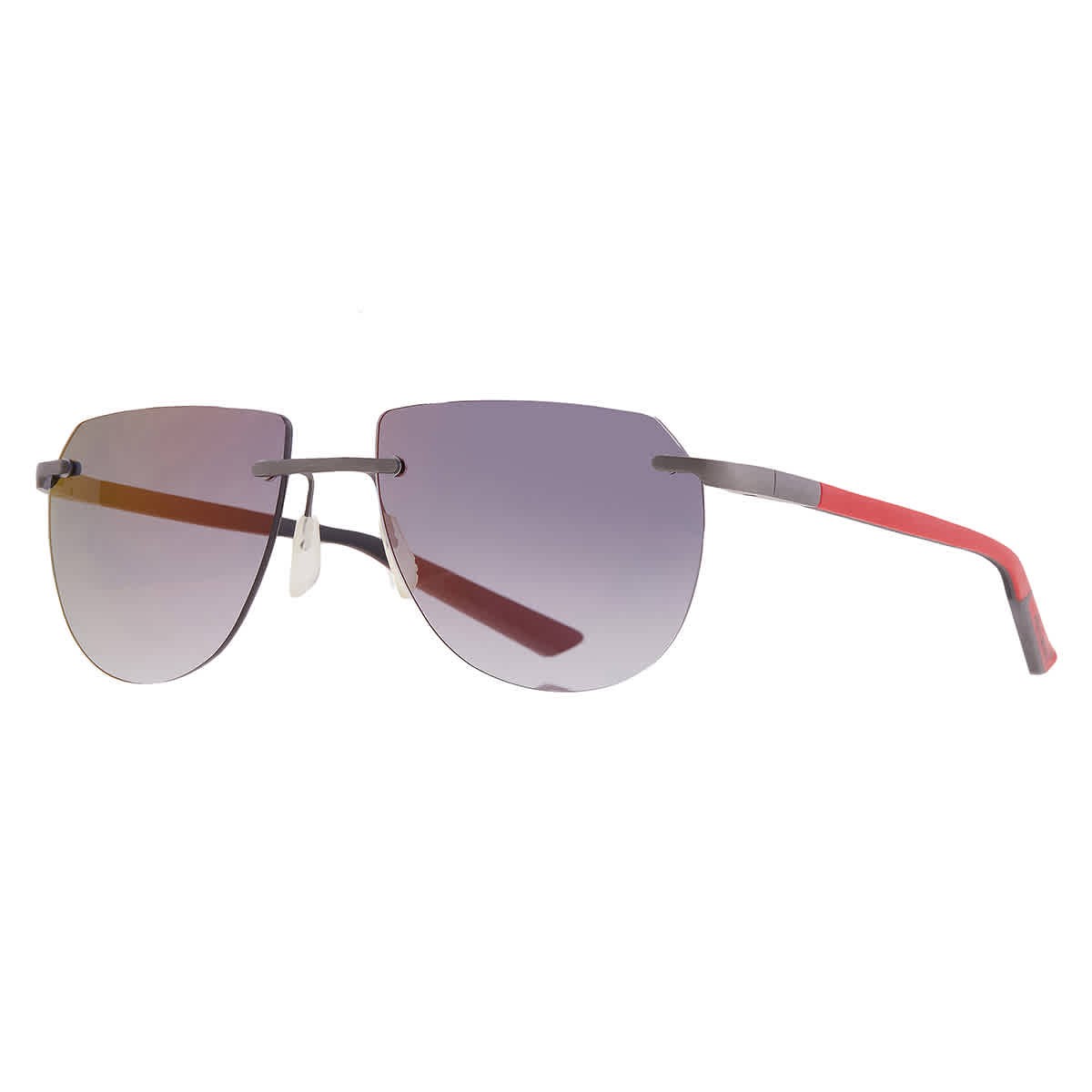McLaren Gray Gradient Irregular Unisex Sunglasses MLMS-85S01 C01 57