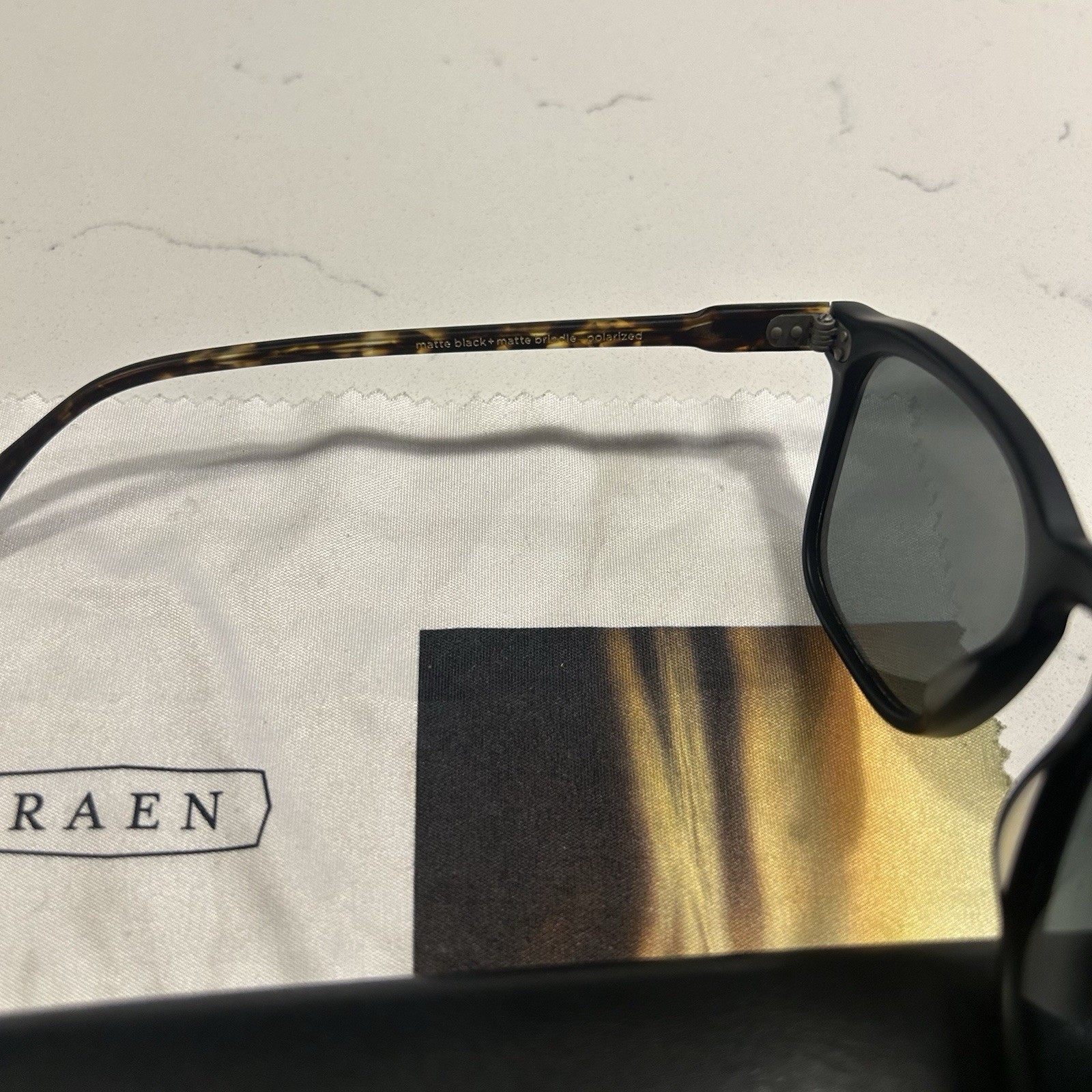 Raen Wiley Sunglasses – Matte Black / Matte Brindle – 54019-145 Polarized