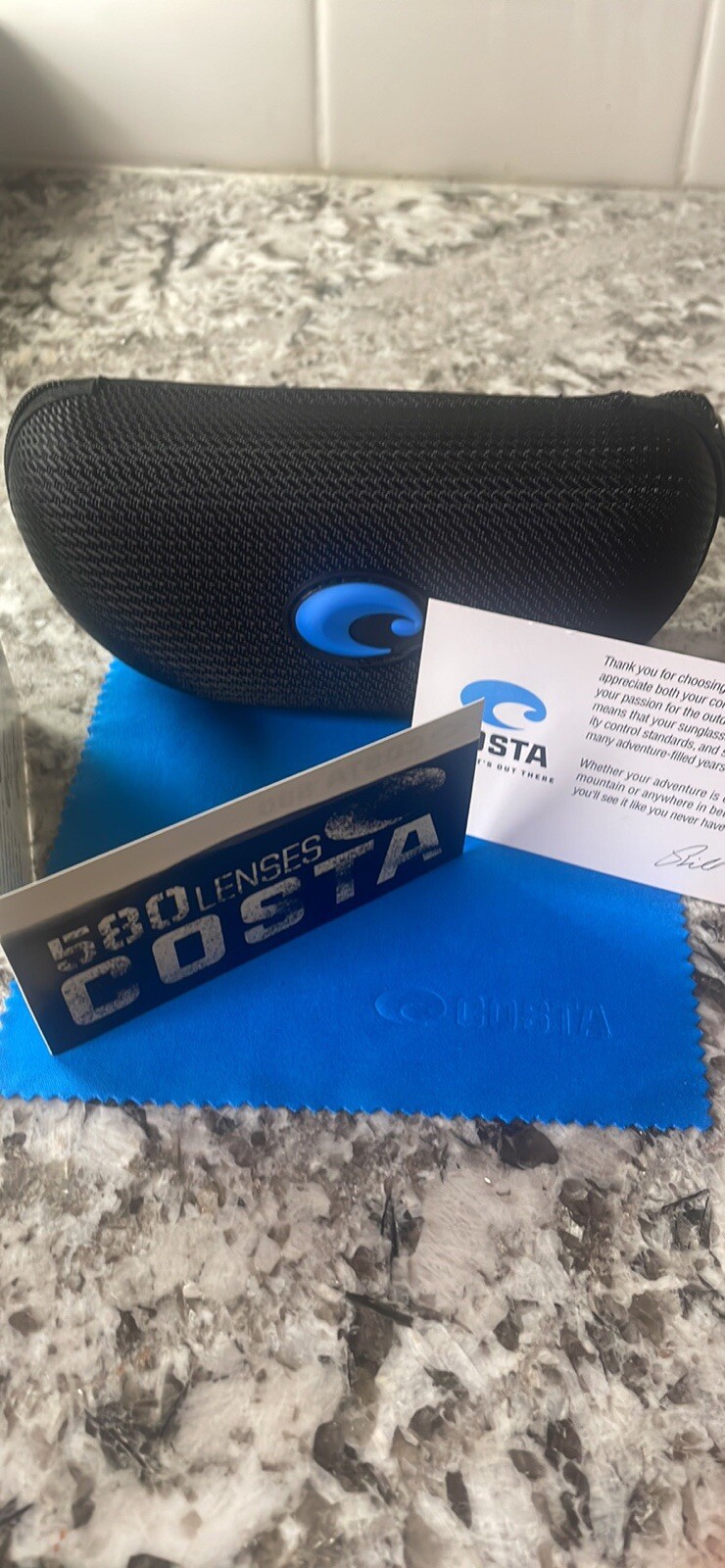 COSTA polarized – Smoke-Clear Frame W/ Blue Polarized lens