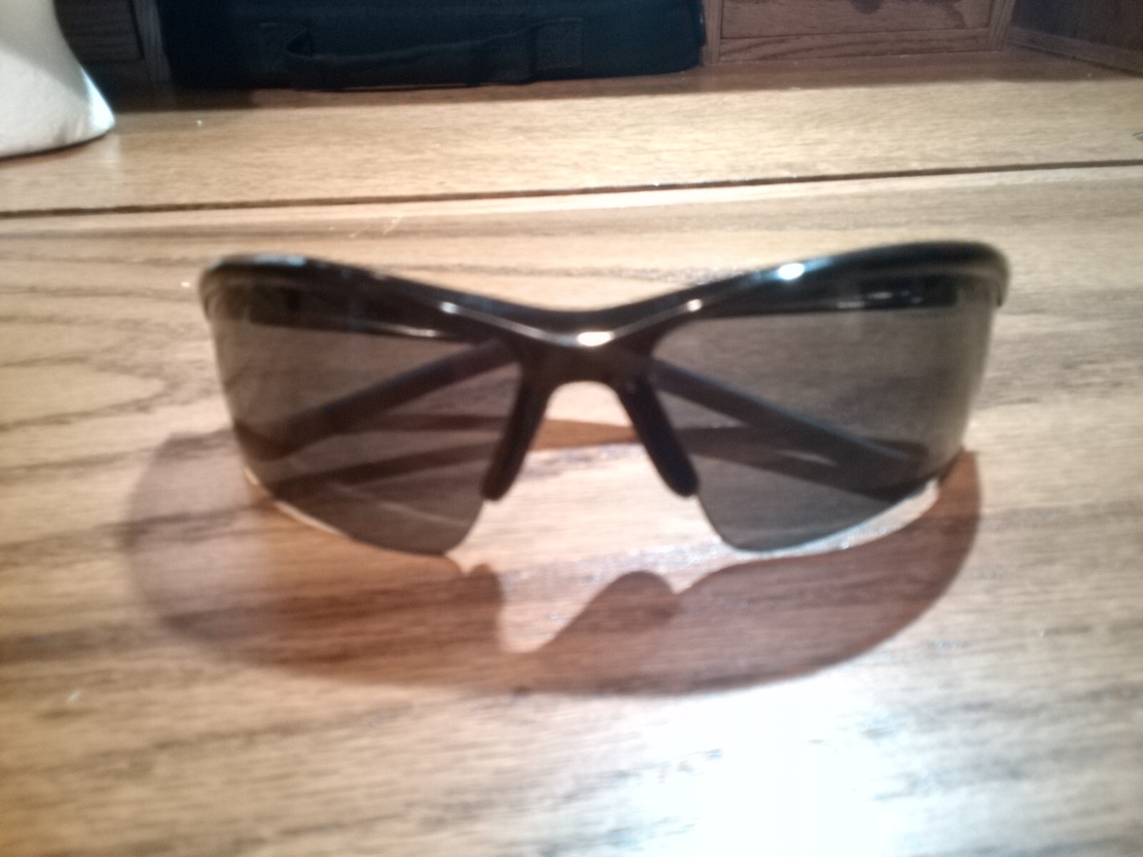 DeWalt Black Half-Frame Sport Sunglasses