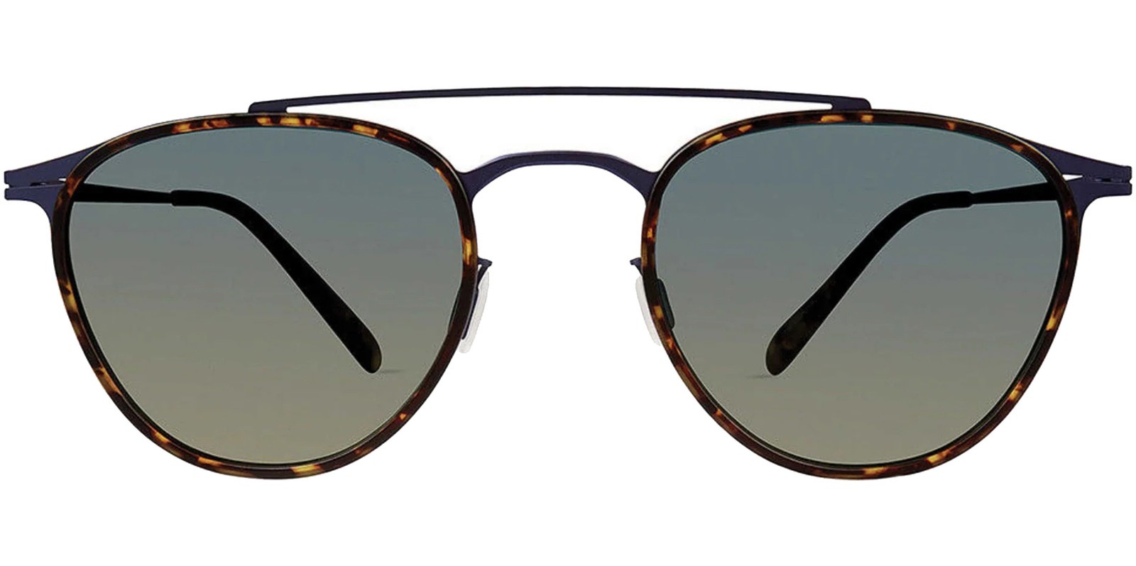 Modo Polarized Tortoise Round Aviator Sunglasses w Gradient Ln MS685S051 Japan