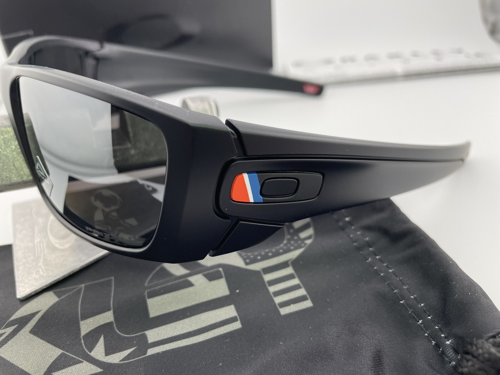 OAKLEY FUEL CELL SI ARMED FORCES PRIZM MATTE BLACK POLARIZED SUNGLASSES 9096-L0