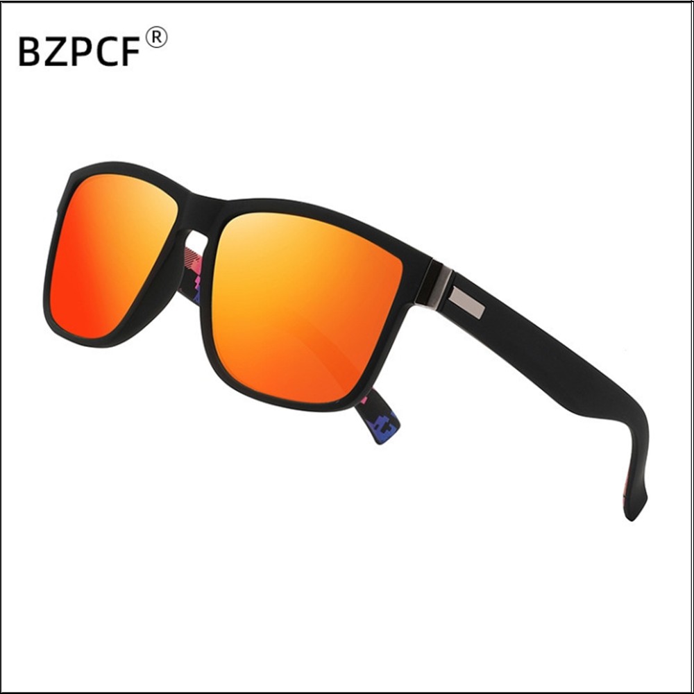 Men Women Tinted Myopia Nearsighted Glasses Square Frame Sunglasses -0.5 to -6.0