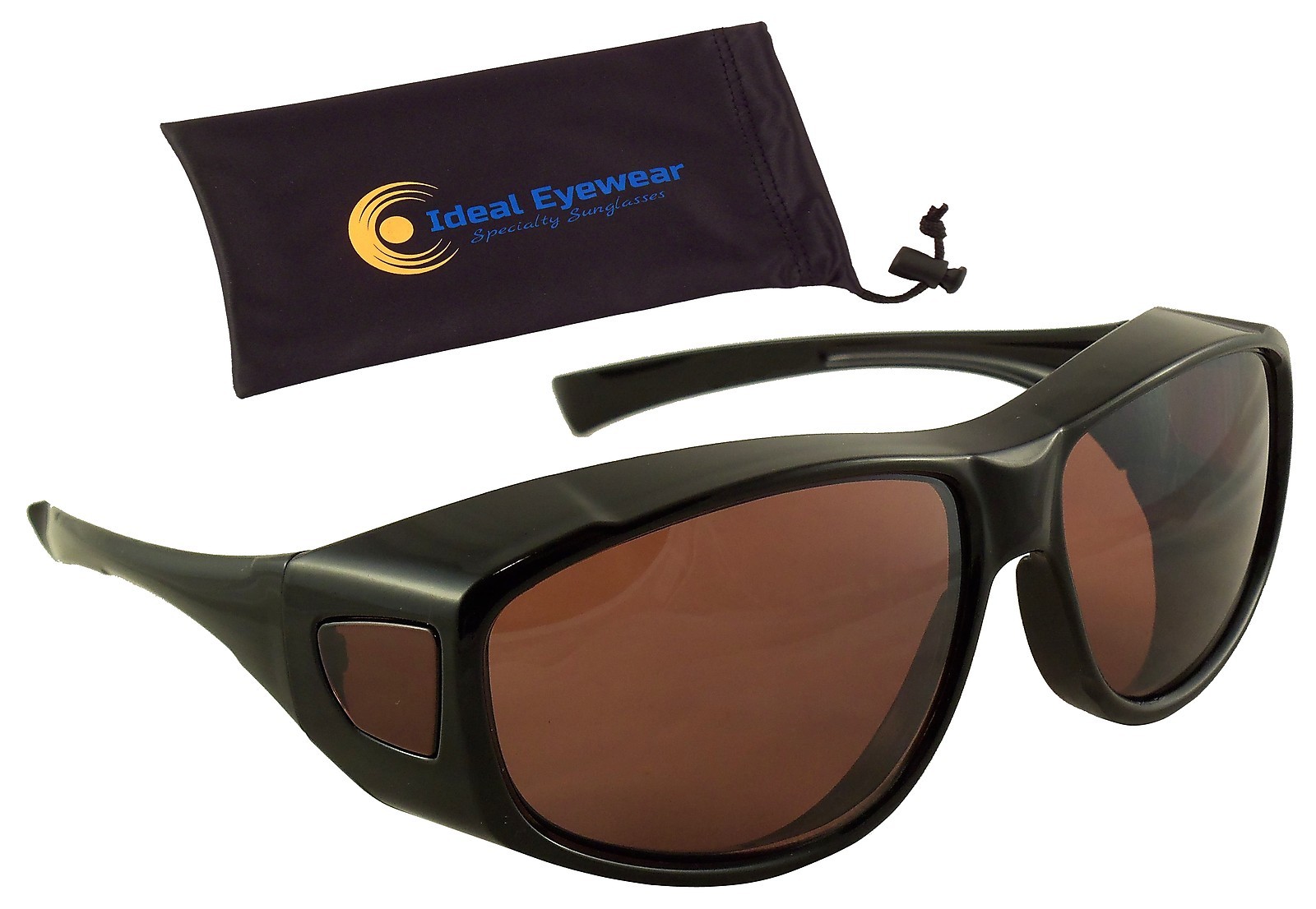 Blue Blocker Blocking Fit Over Sunglasses Mens Wear Cover Glasses Driving Golf