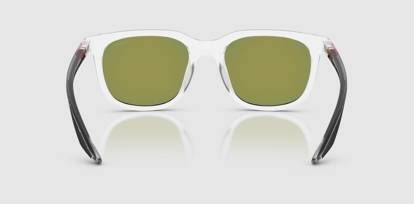PRADA PS B09SU 14V60Z Matte Transparent Violet Green 54 mm Men’s Sunglasses