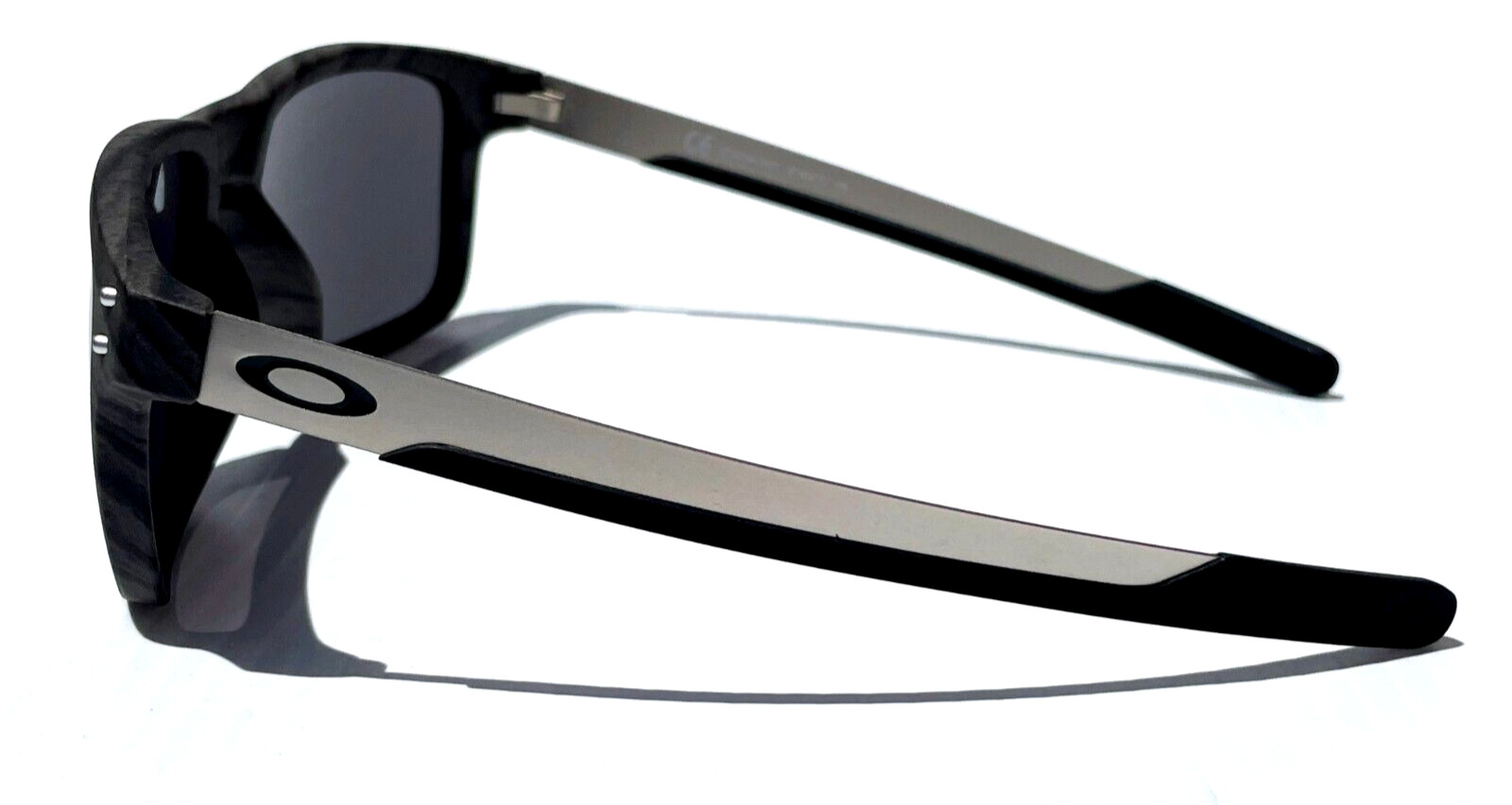 NEW Oakley HOLBROOK MIX Woodgrain w PRIZM BLACK Iridium Lens Sunglass 9384-04