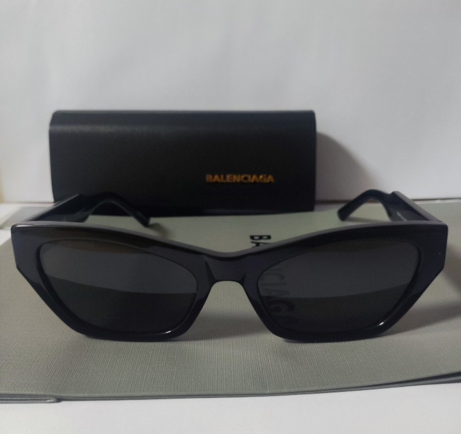 Authentic Balenciaga Sunglasses BB0447S 001 Havana Smart Men’s Black 56mm
