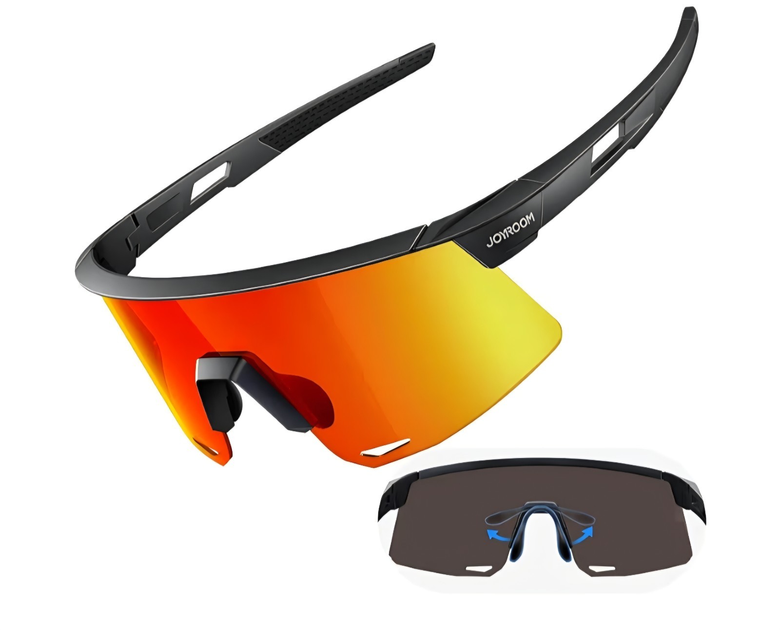 JOYROOM Sports Shield Sunglasses Polarized UV400 Anti Fog New Cycling Running