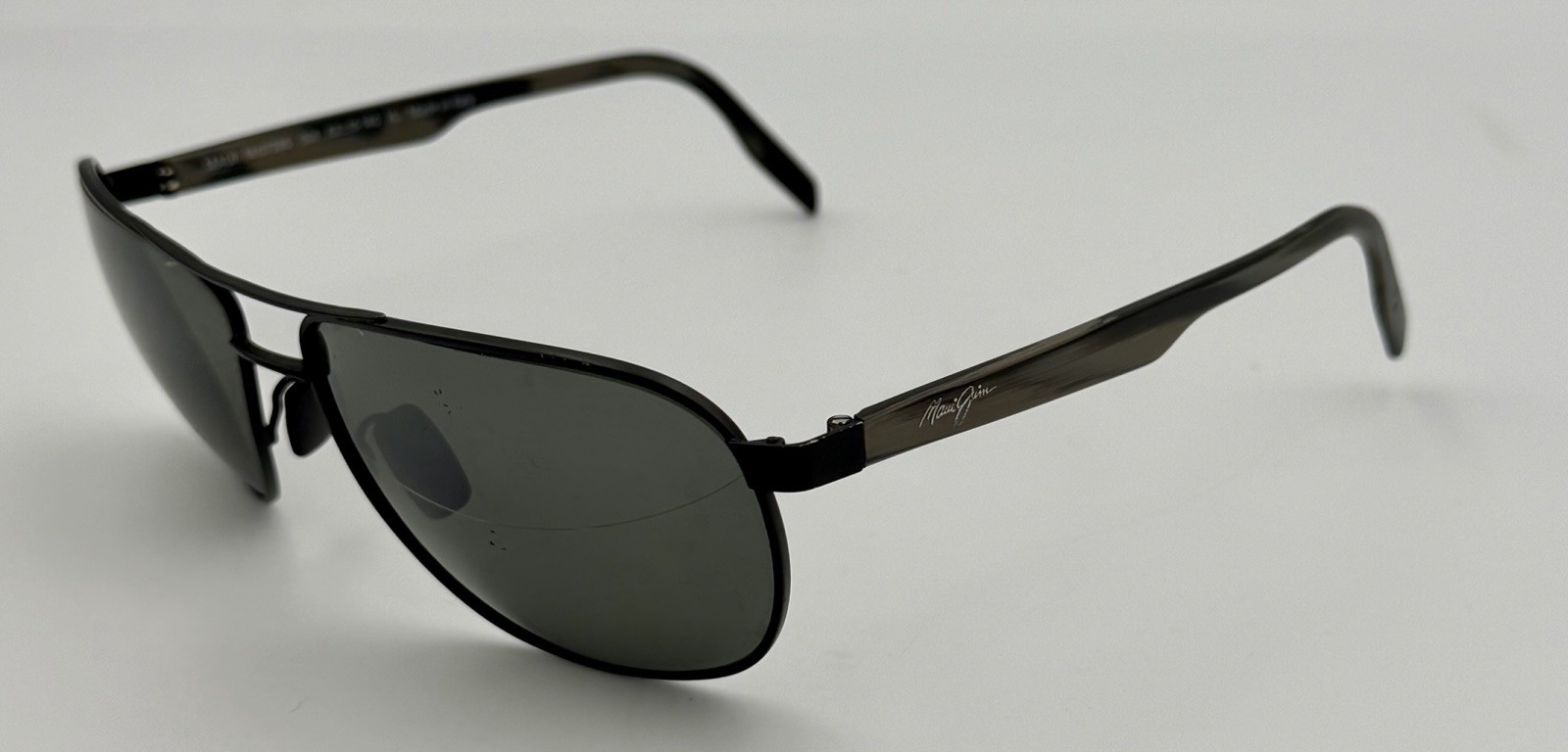 Maui Jim Men’s 62mm Black Polarized Sunglasses MJ0728S-001 15-140 XL READ