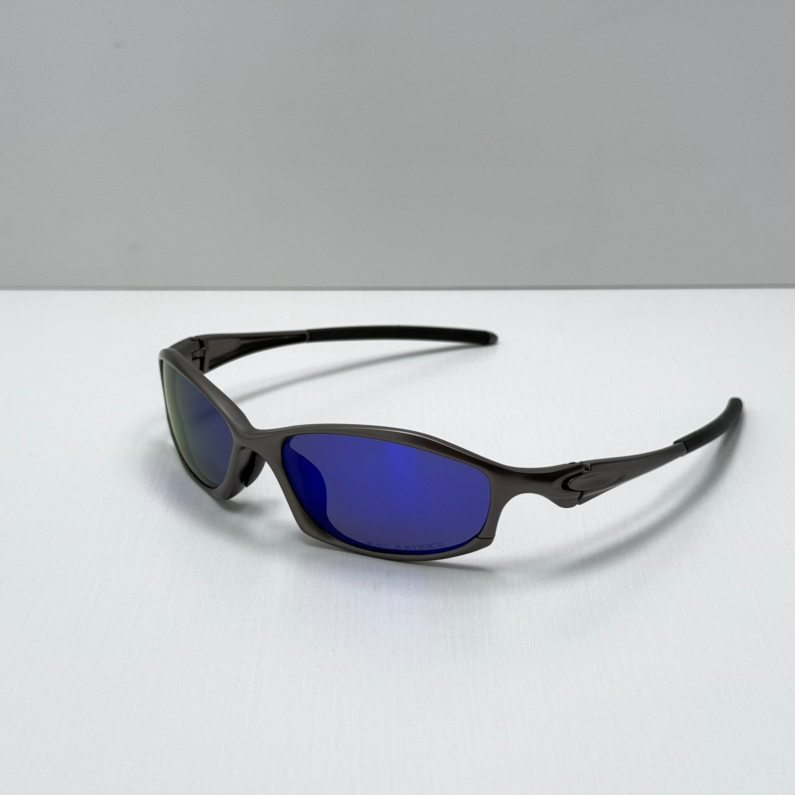 Oakley Hatchet X-Metal Sunglasses Purple Polarized Lens Vintage Y2K