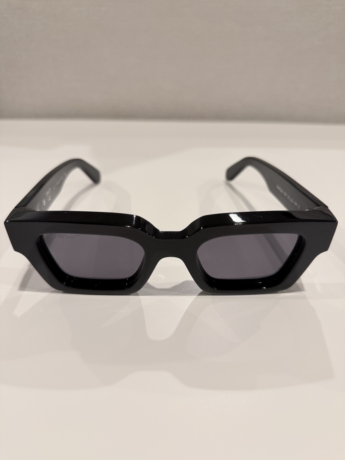 Off-White Virgil Sunglasses Black/Dark Grey OERI022S22PLA0011007