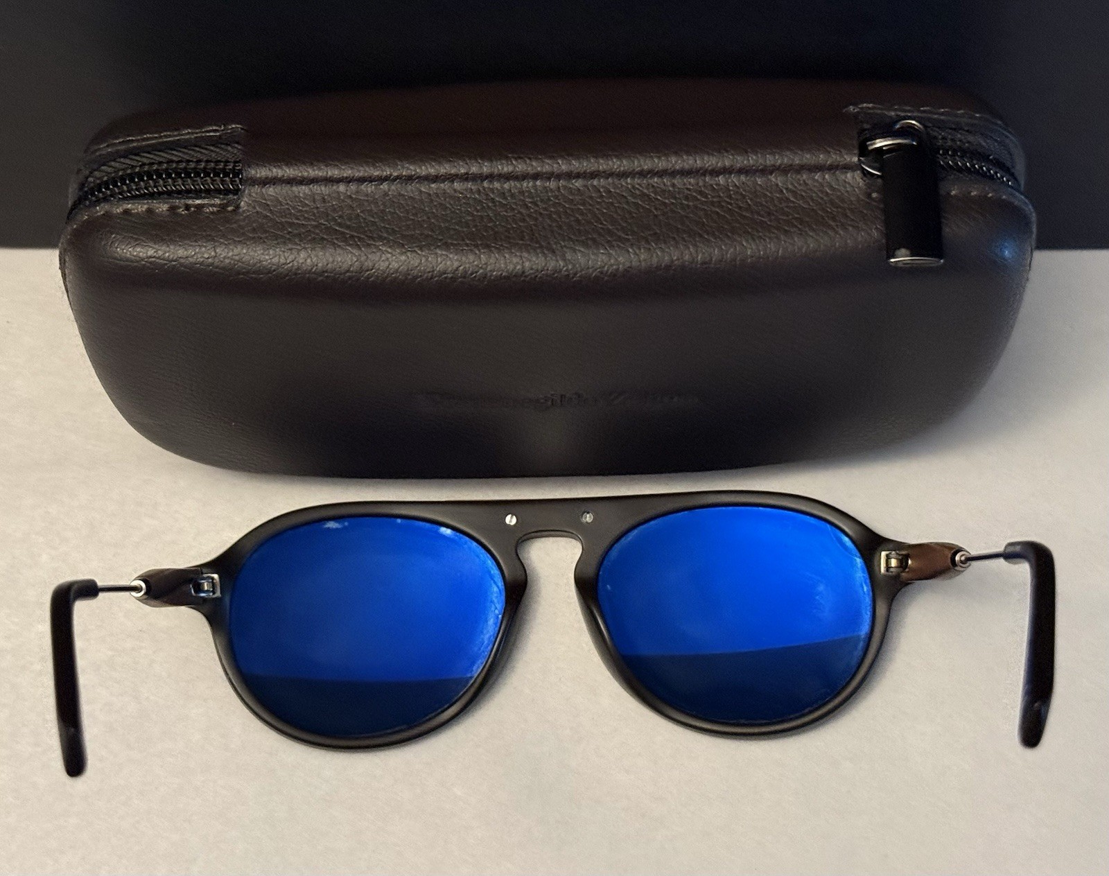 Ermenegildo Zegna ZC 0027 50V 55 17 140 Men’s Sunglasses W/ Case Made In Italy