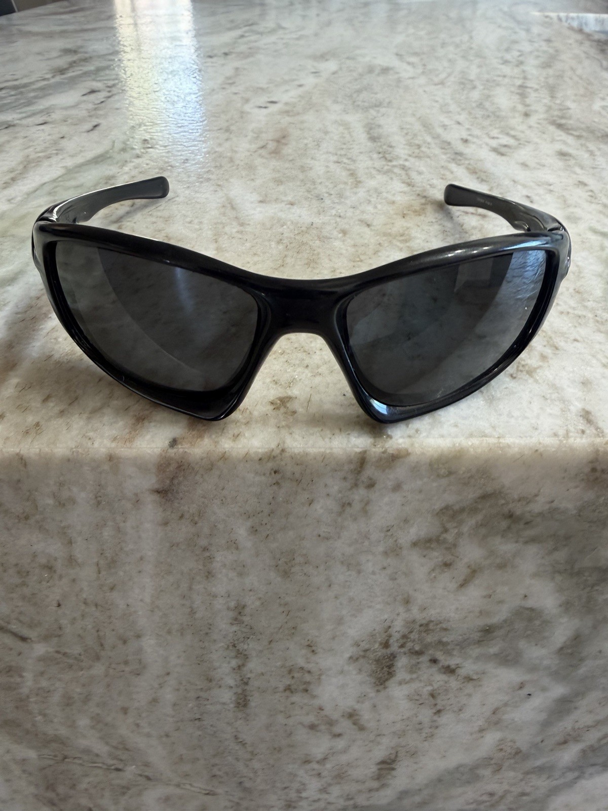 Oakley Ten X Sunglasses Glossy Black Frame Black Lenses Made in USA Rare
