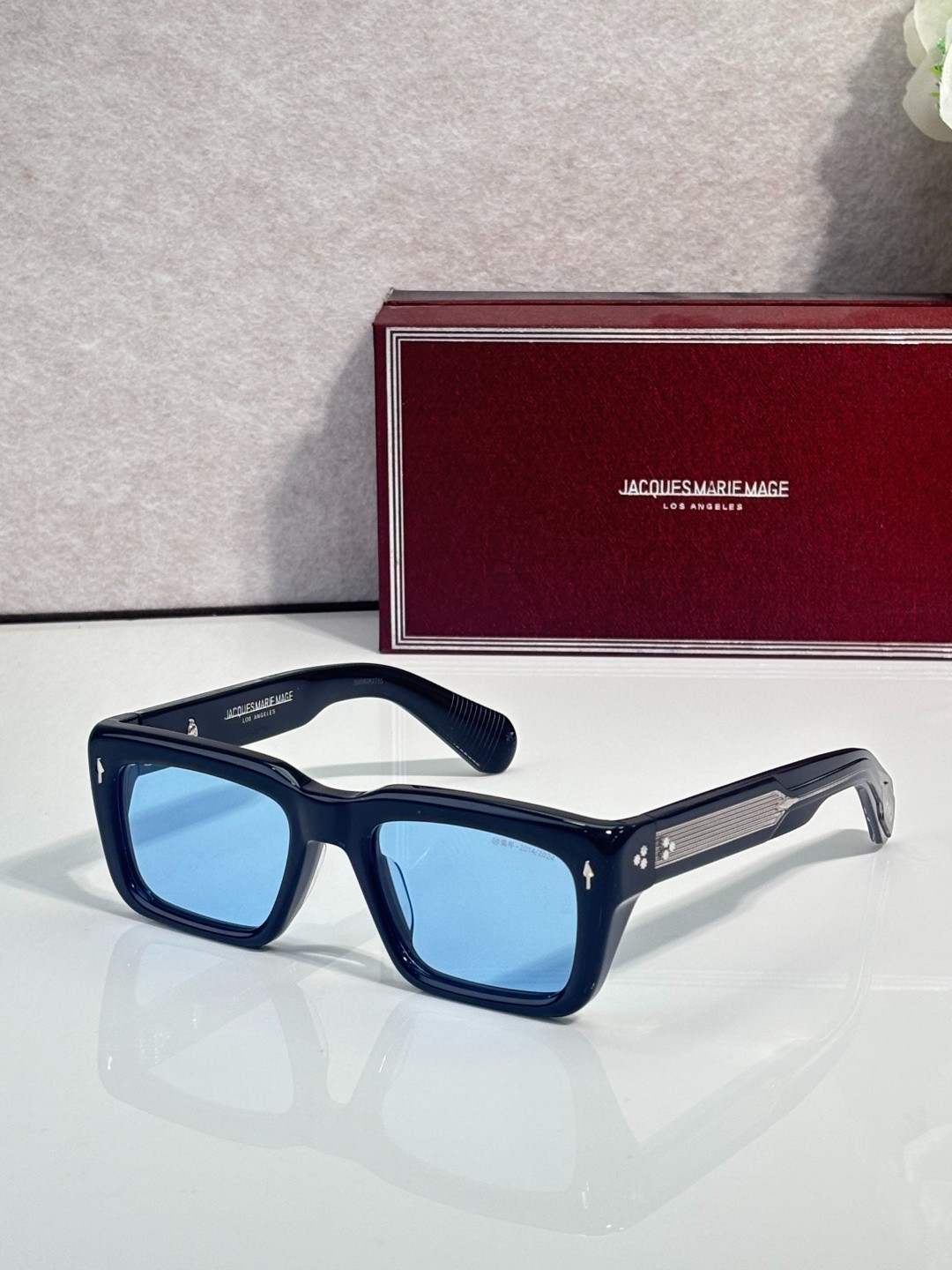 Jacques Marie Mage WALKER 10th Anniversary Sunglasses Black/Blue 53-21-145mm