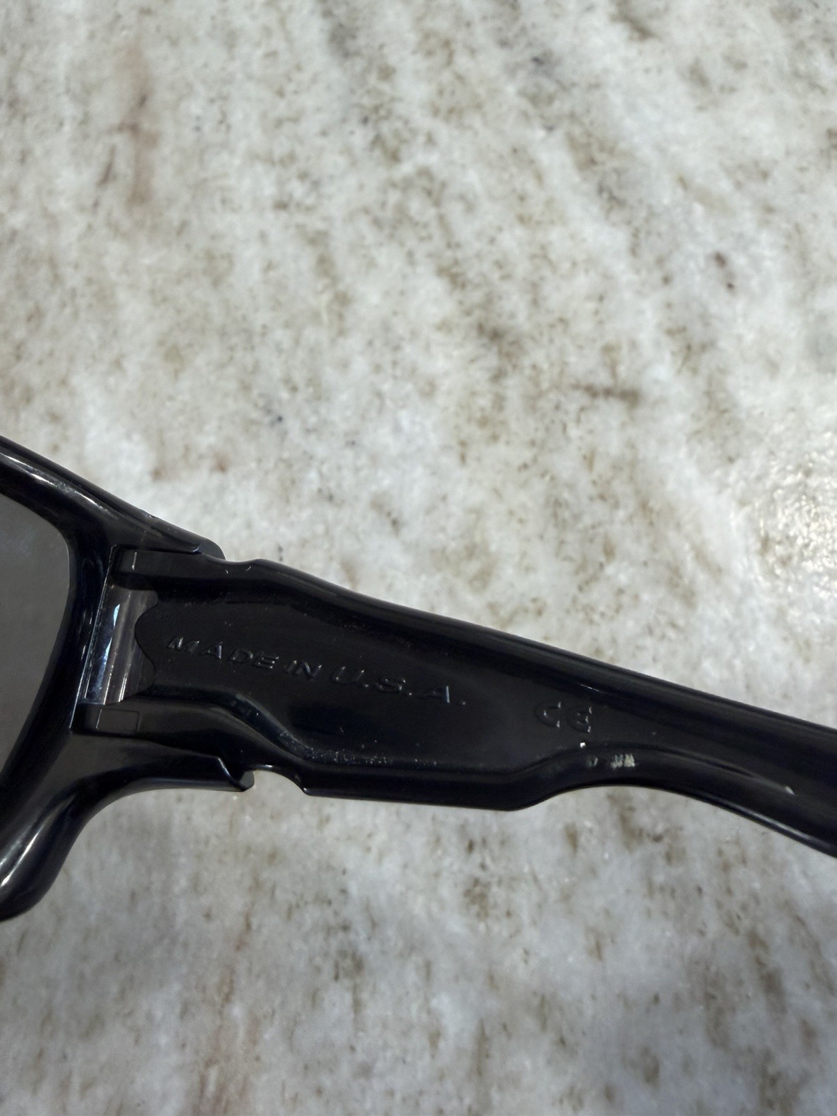 Oakley Ten X Sunglasses Glossy Black Frame Black Lenses Made in USA Rare