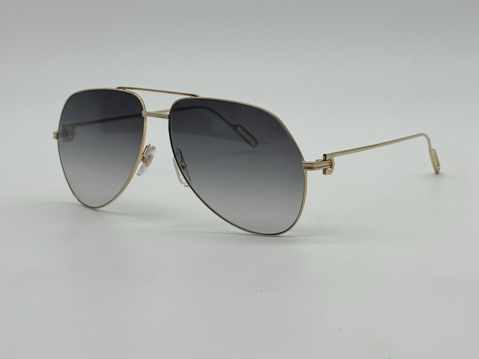 PREMIERE C DE CARTIER PILOT SHAPE RARE SUNGLASSES CT0110S NEW 100% GENUINE $1425