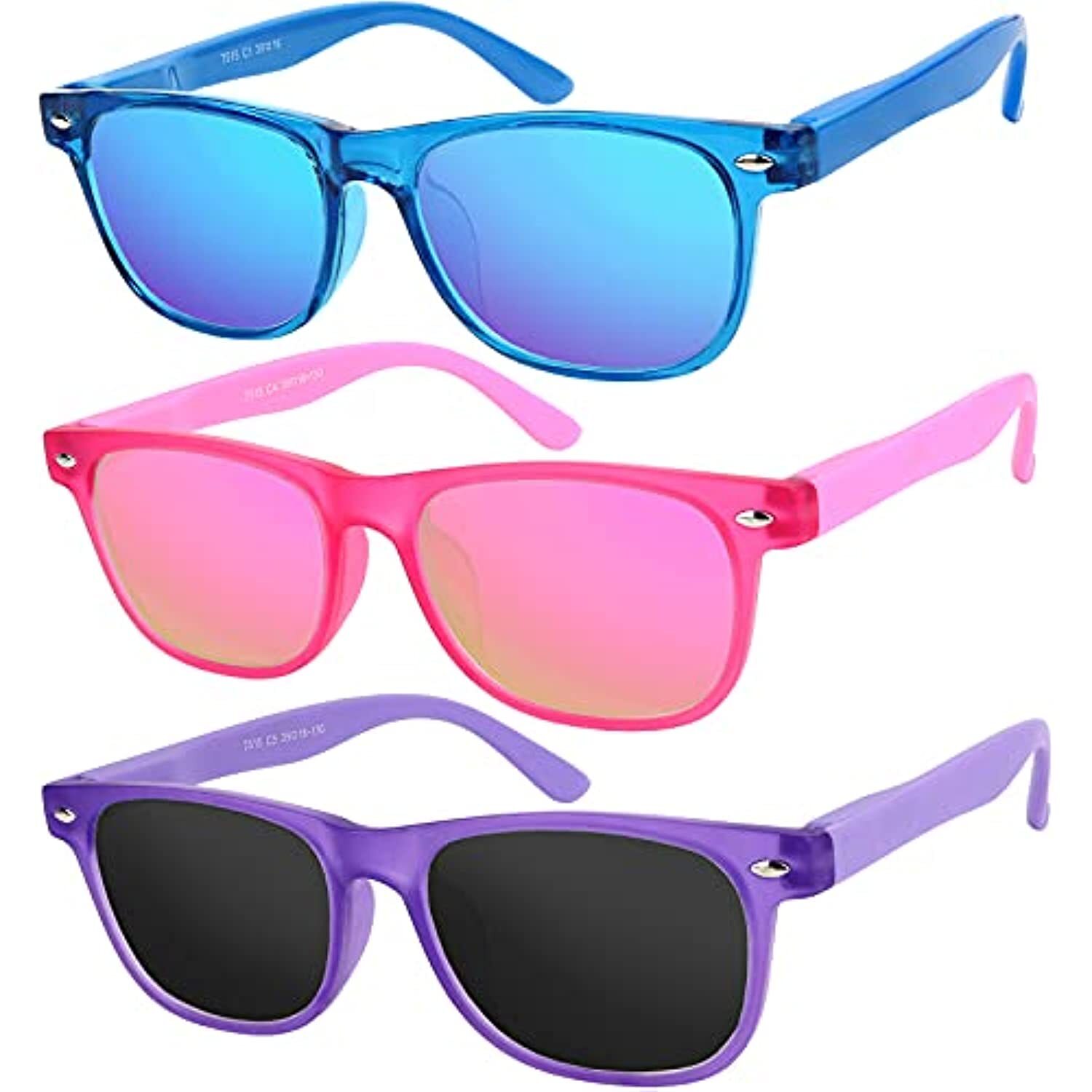 Kids Sunglasses Polarized Rubber Flexible Frame Sunglasses for Kids Boys Girls