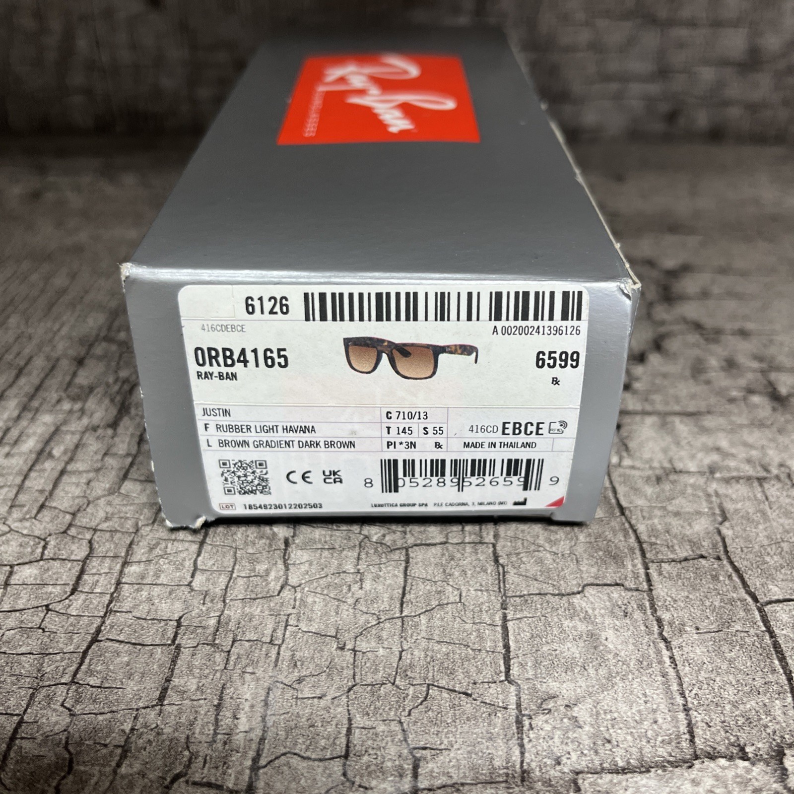 Ray-Ban RB4165 Justin Classic Men’s Sunglasses DARK BROWN