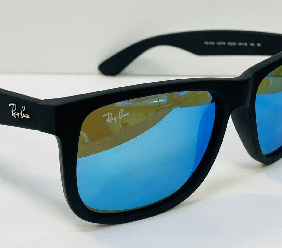 Ray Ban Justin Color Mix Blue Mirror 54 mm Sunglasses RB4165 622/55 54-16