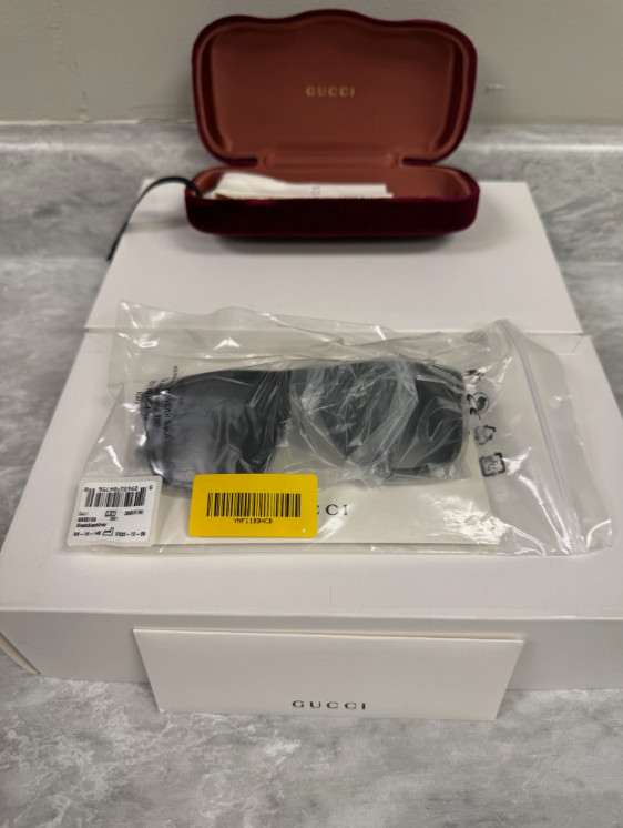 GUCCI | NEW | 0010S | 0010S – 001 | 58 | BLACK | GREY | NON POLARIZED