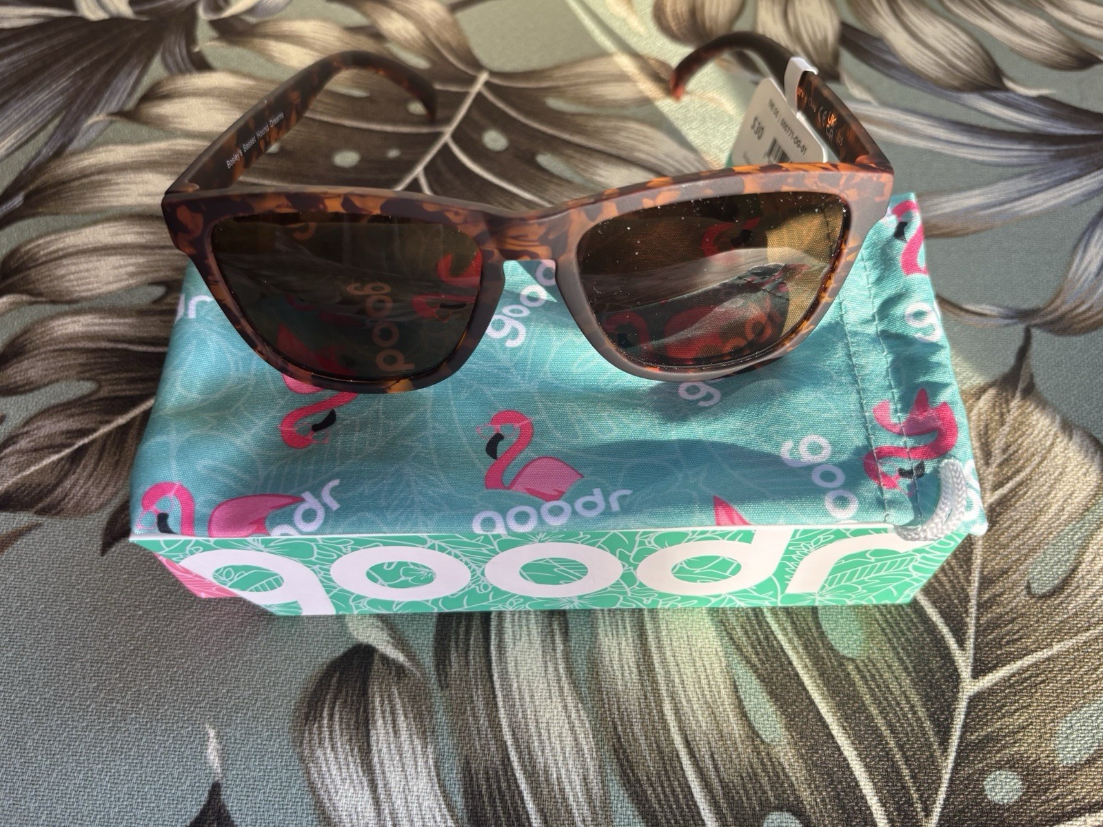 goodr OG Bosley’s Basset Hound Dreams Polarized Sunglasses NWT Box