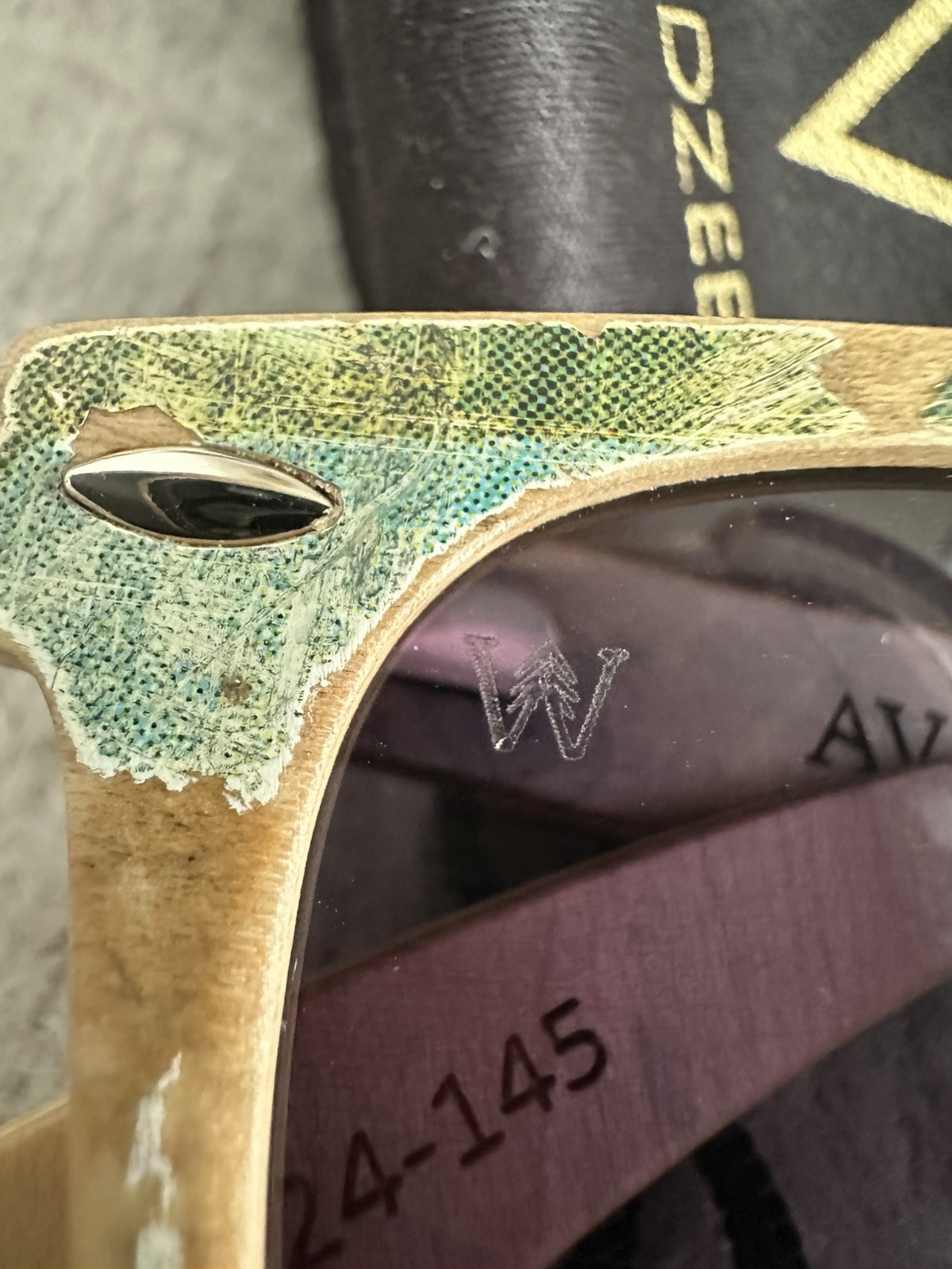 Deadstock Woodzee Avalon Skateboard Sunglasses + Rare Origami Case Full Set NEW