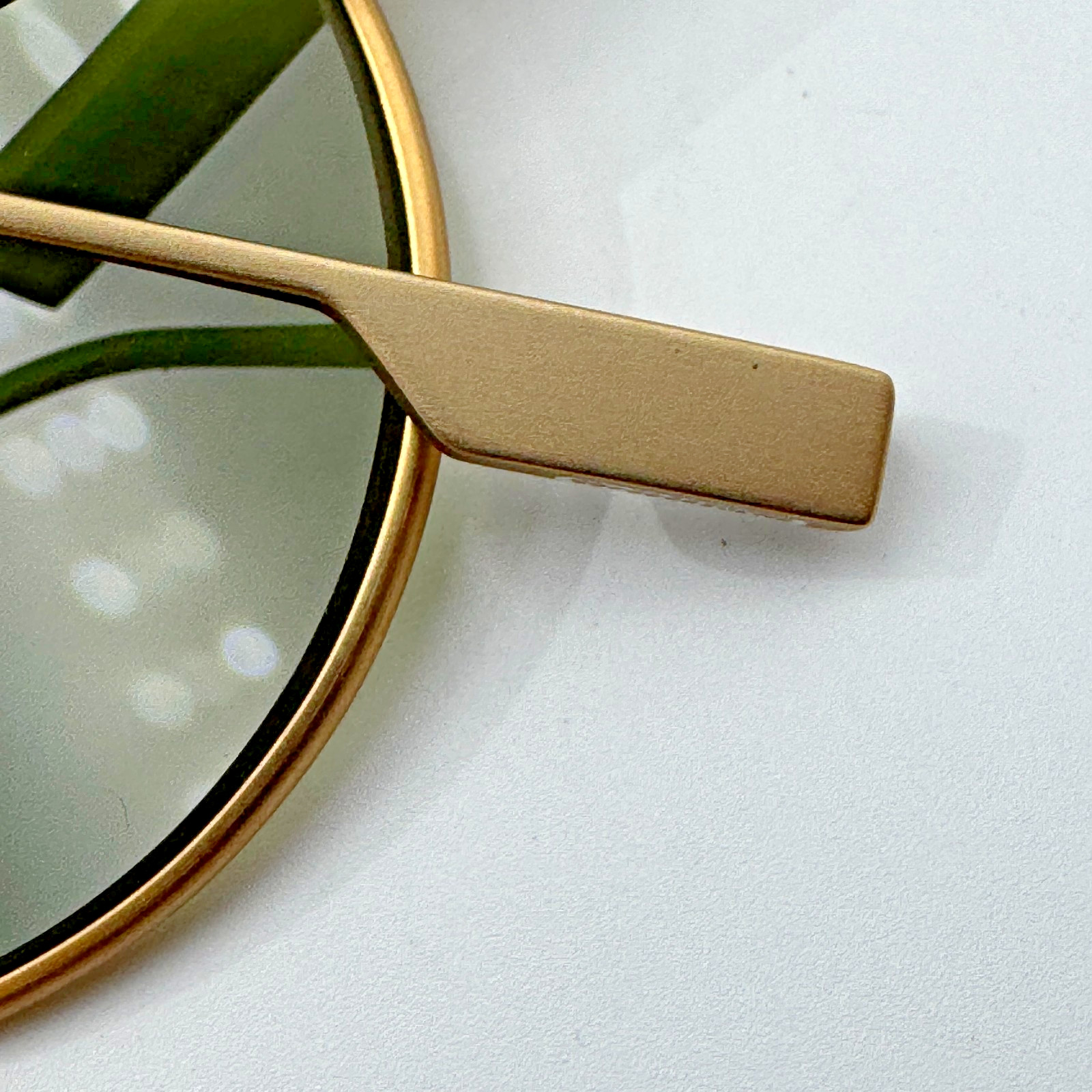 Ermenegildo Zegna Sunglasses EZ0288 35N Matte Bronze Pilot Frame Green Lens 55mm