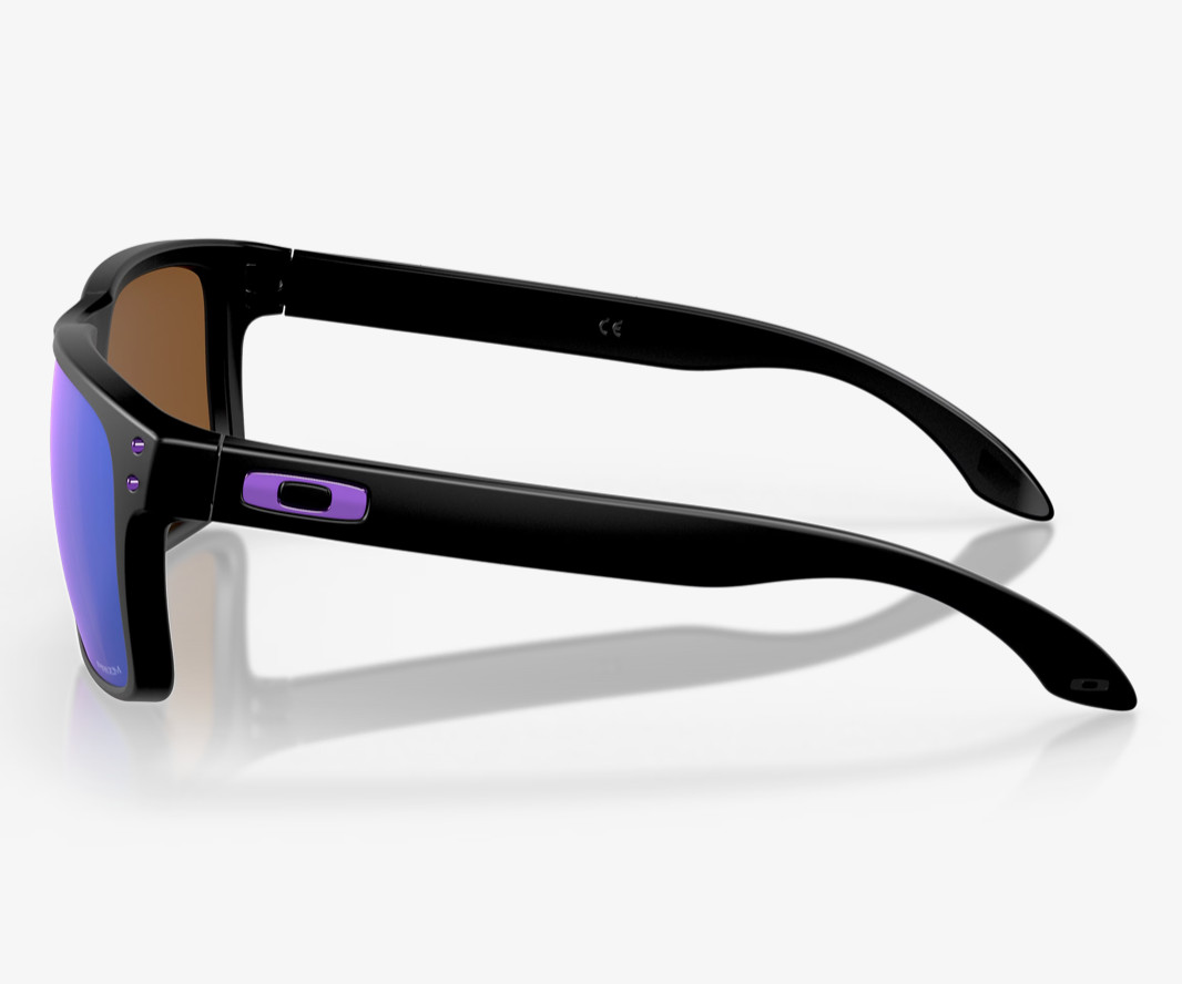 NEW Oakley Holbrook Sunglasses Matte Black l Prizm Violet OO9102-K6