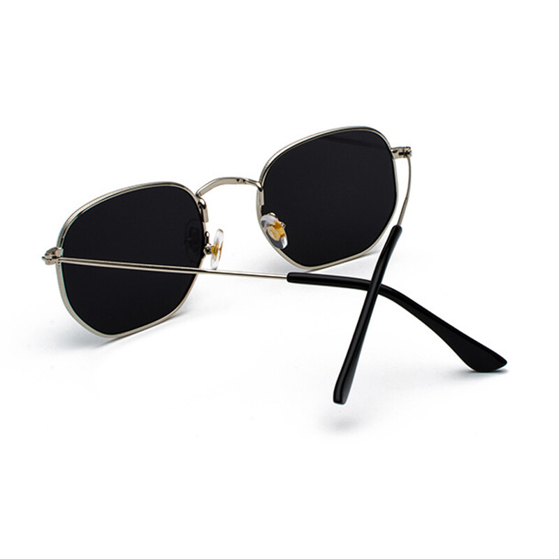Retro Hipster Sunglasses Men Women Geometric Square Vintage Metal Frame Glasses