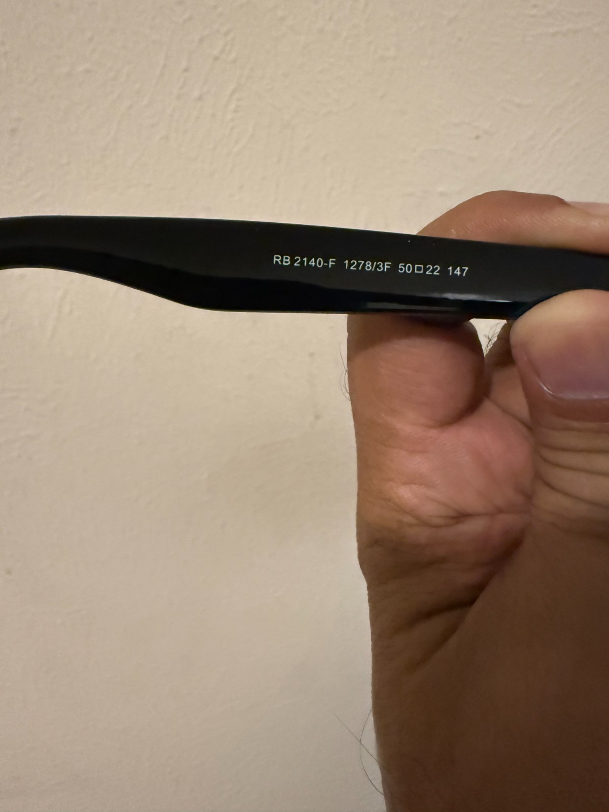 Ray-Ban Sunglasses RB2140 Original Wayfarer Black Frame Green Lenses 50mm Unisex