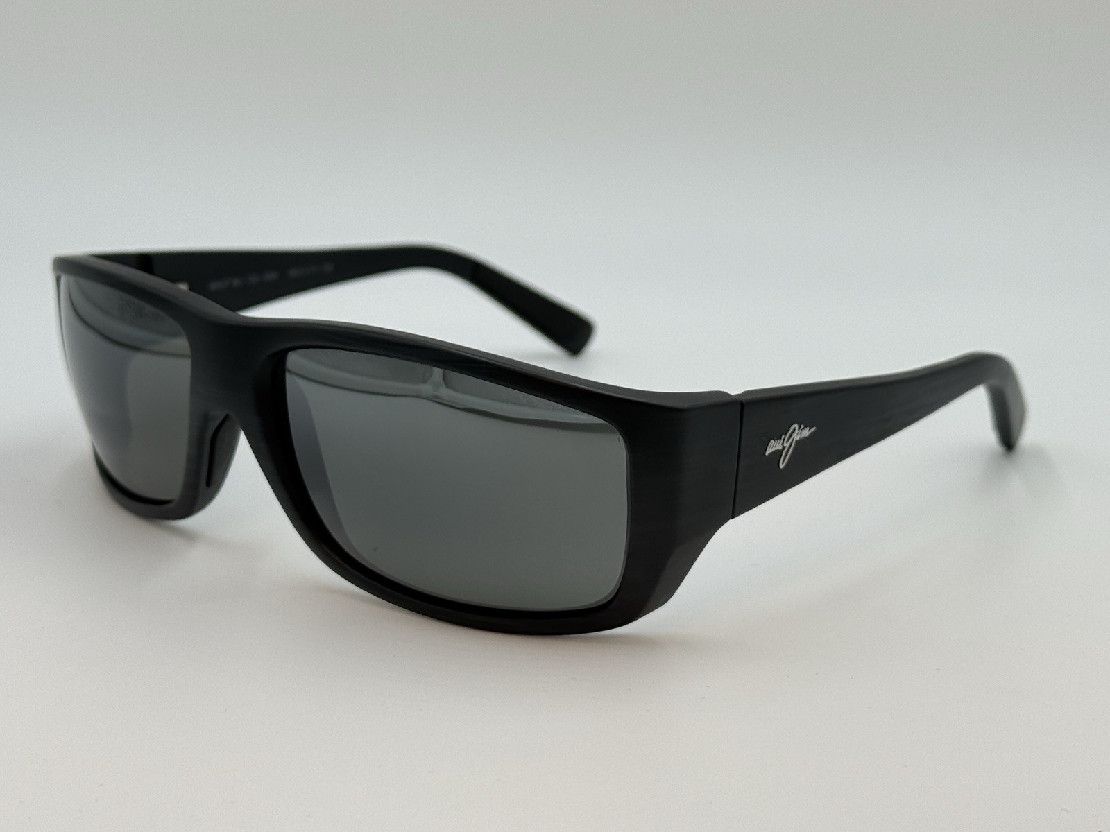MAUI JIM WASSUP MJ123-02W Woodgrain/ Neutral gray POLARIZED AUTHENTIC ITALY