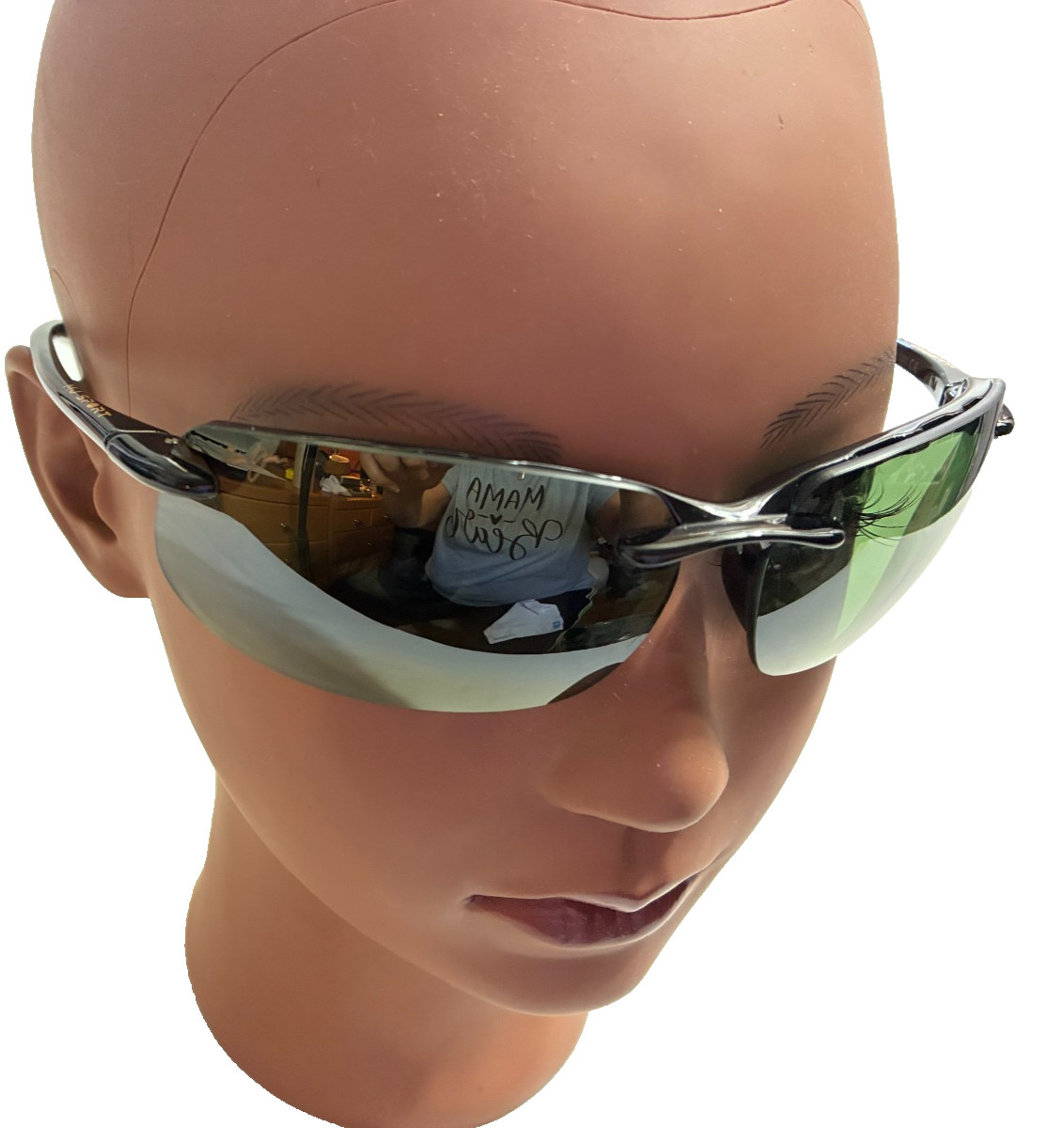 Maui Jim Banyans MJ-412-02 Men’s Wrap Sunglasses Black Lightweight Gray Lens
