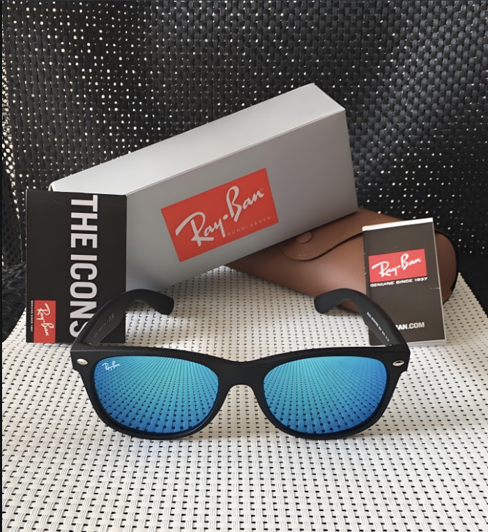 HOT BLUE RB2132 RAY-BAN NEW WAYFARER SUNGLASSES KT-158