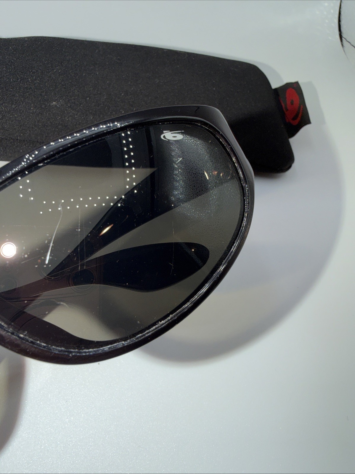 BOLLE Sunglasses 723 Black Wrap Lightweight France Sport Sunglasses