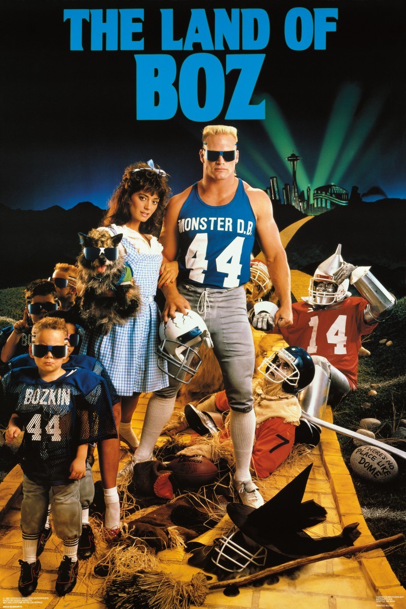 🇺🇸 1980’s Gargoyle Sunglasses 85MM – 44 Blue’s, Brian Bosworth / The – Boz !!