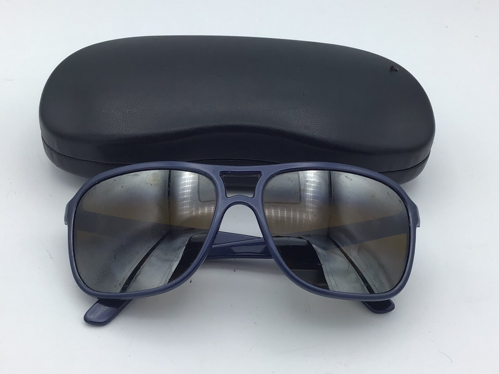 Vintage Suncloud Blue Nylon Frame Depose Sunglasses MADE in FRANCE P4