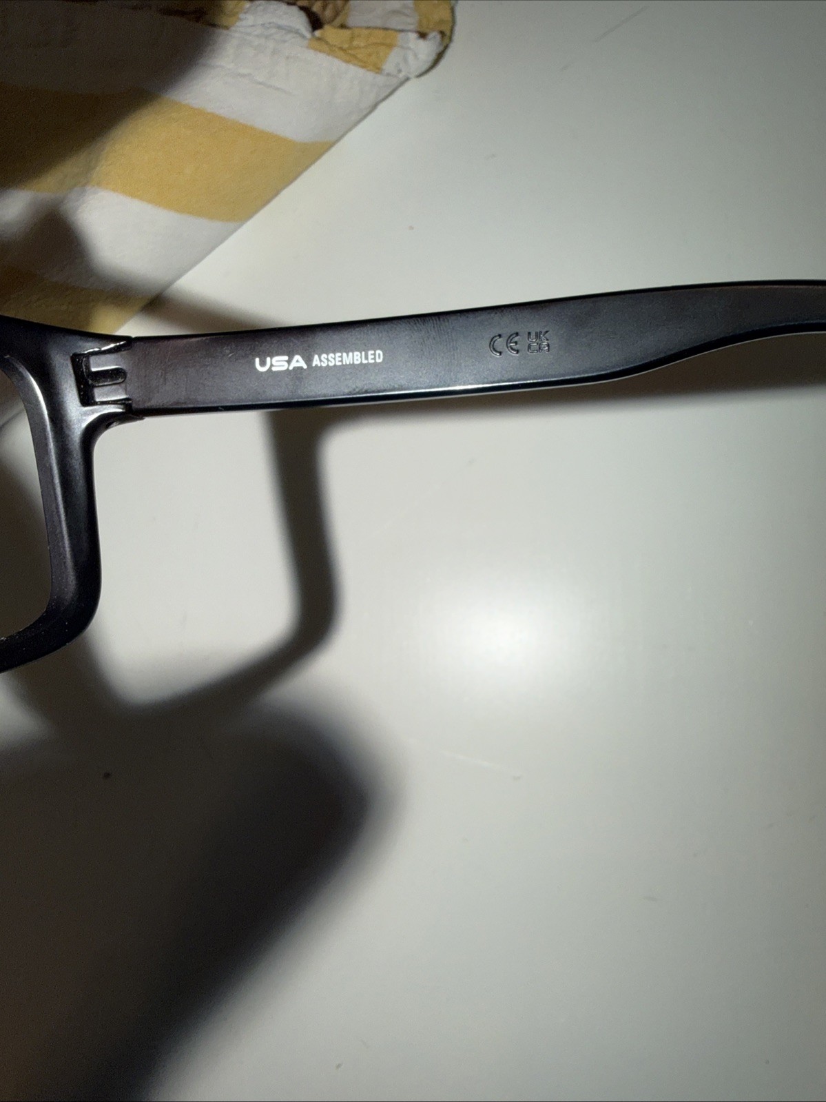 Mens Sport Sunglasses Black Matte Frame Emblem Logo – FRAME ONLY