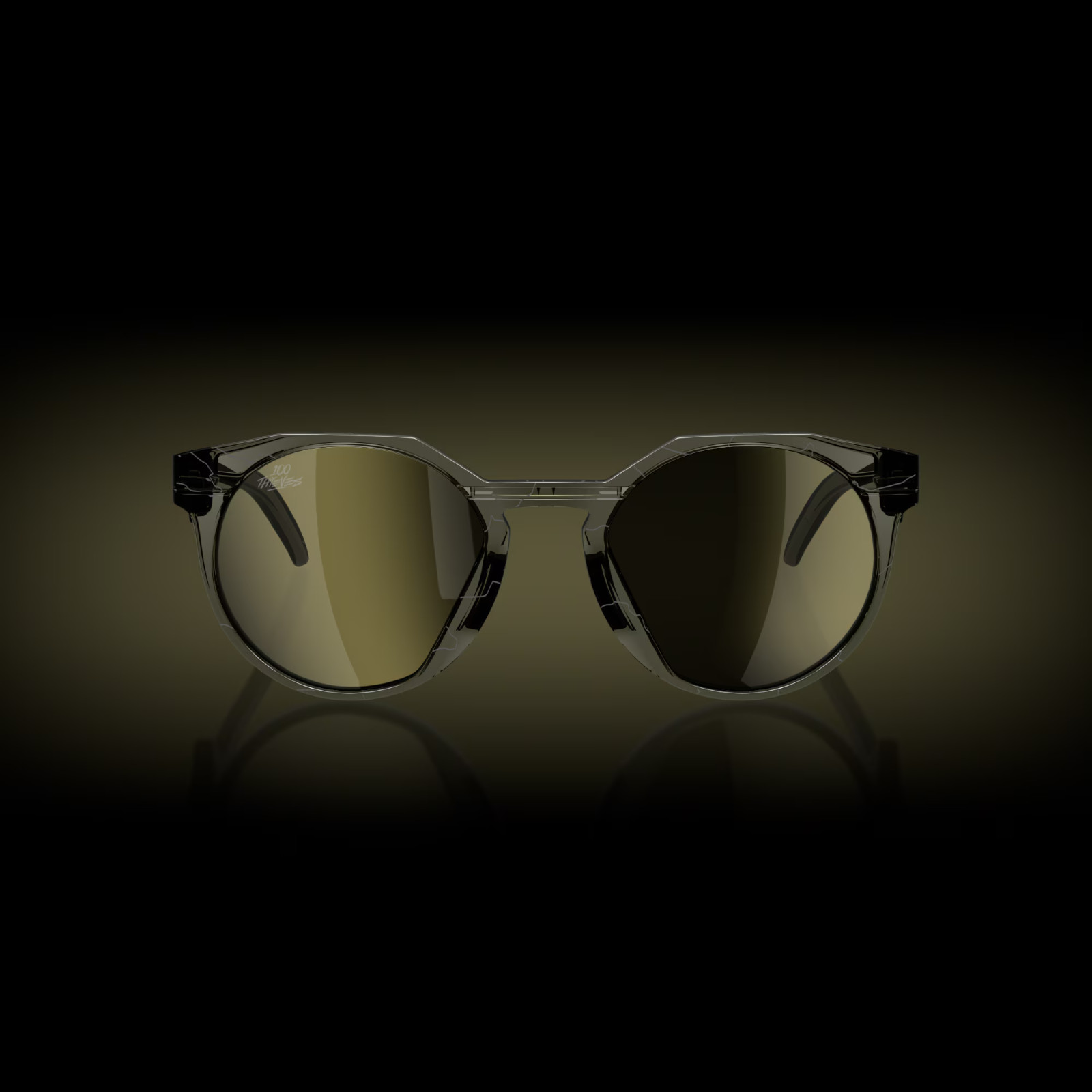Oakley HSTN 100 Thieves Sunglasses OO9242-1952 100T Grey Smoke / PRIZM Gamin 2.0