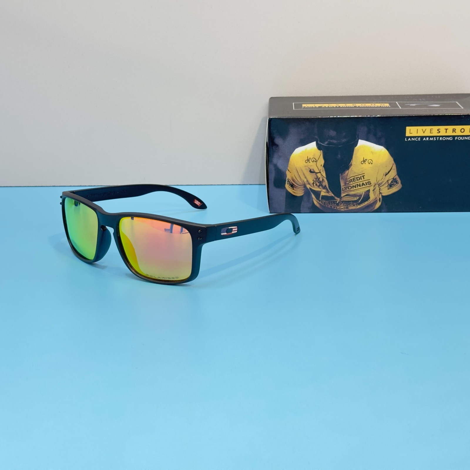 Oakley Holbrook OO9102 Black Frame Prizm Ruby Sunglasses New w/ Box