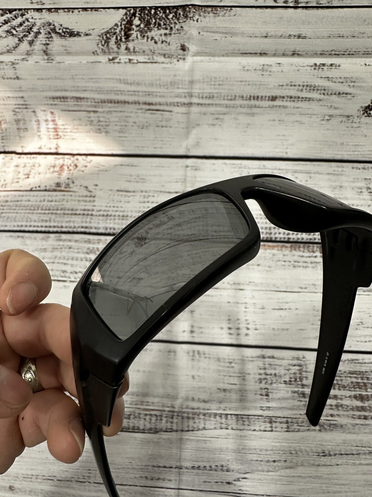 Oakley Sunglasses 12-856 60 15 Matte Black Frame 127mm Gray Polarized Lens