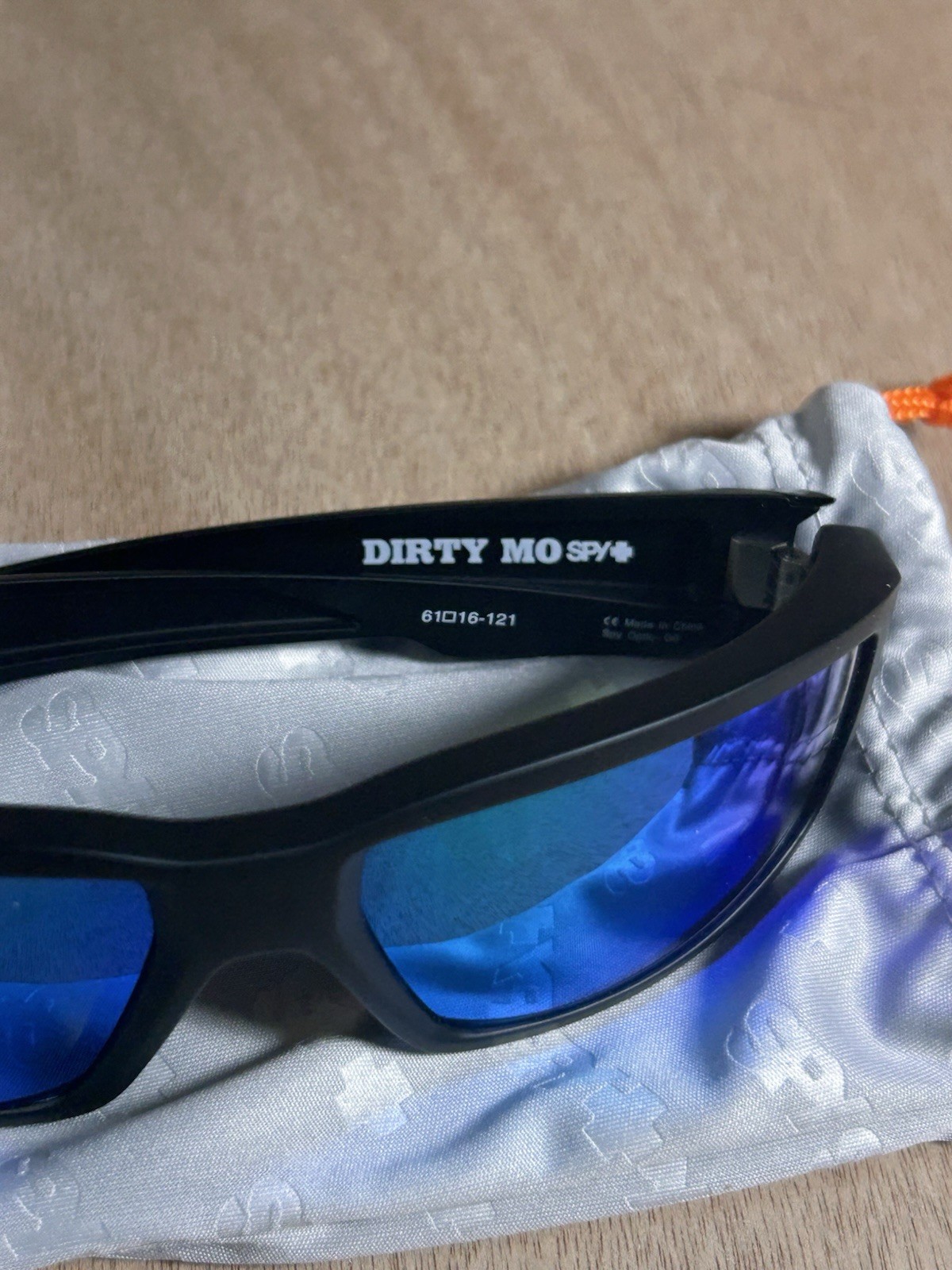 Spy Optic + Dirty Mo Tech Black Mirrored Sunglasses 61 [] 161 – 121 Dale JR