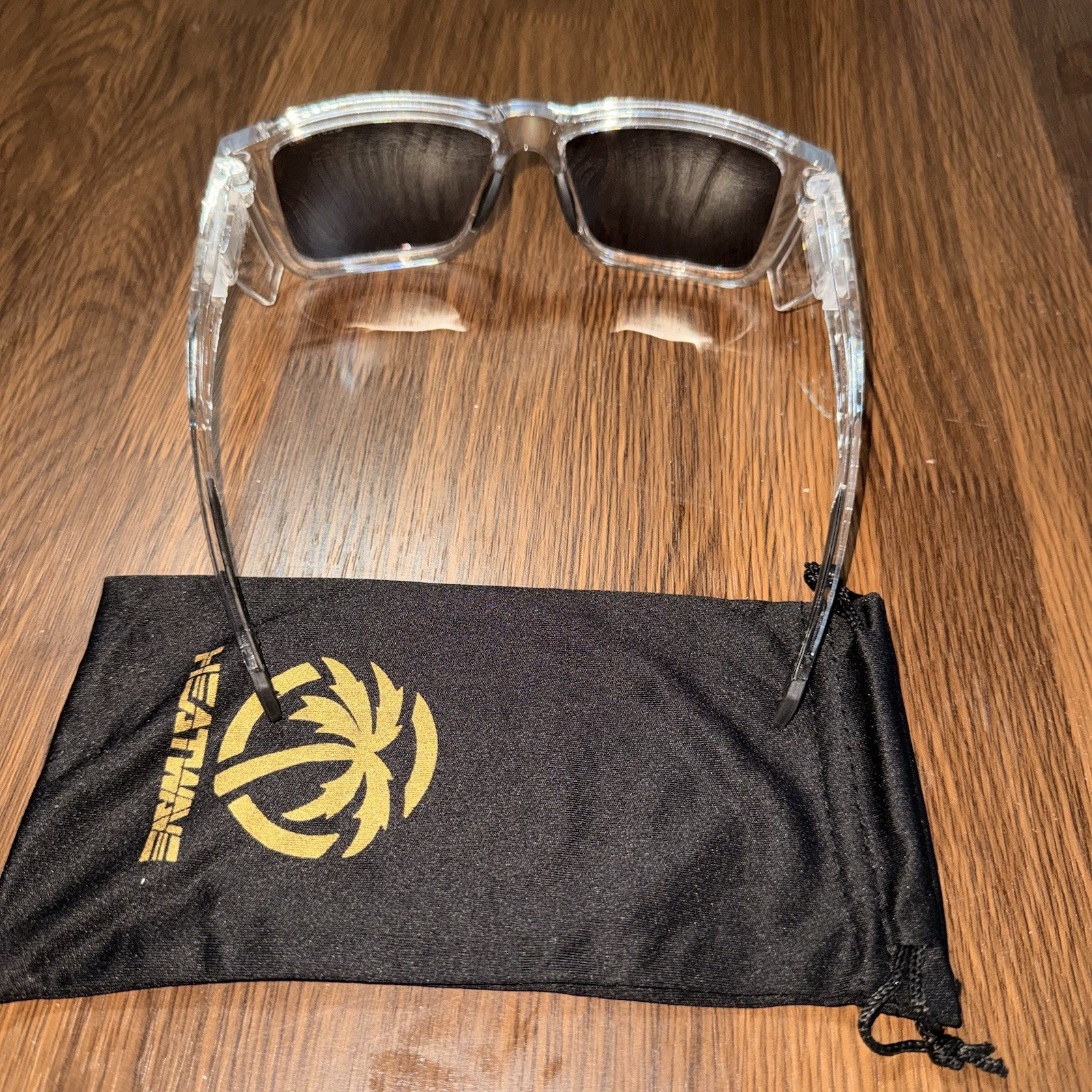 Heatwave z87 Fotochromic 50/50 for woman and men transparent plastic frame