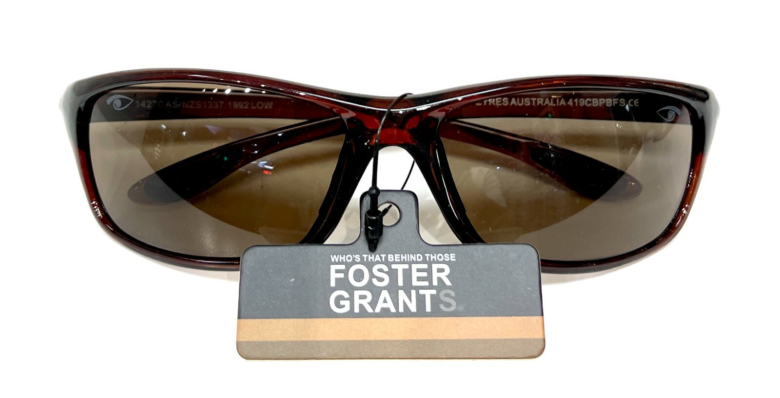Sporty Sunglasses For Men 100% UV Protection Brown Frame and Lens Super Stretch