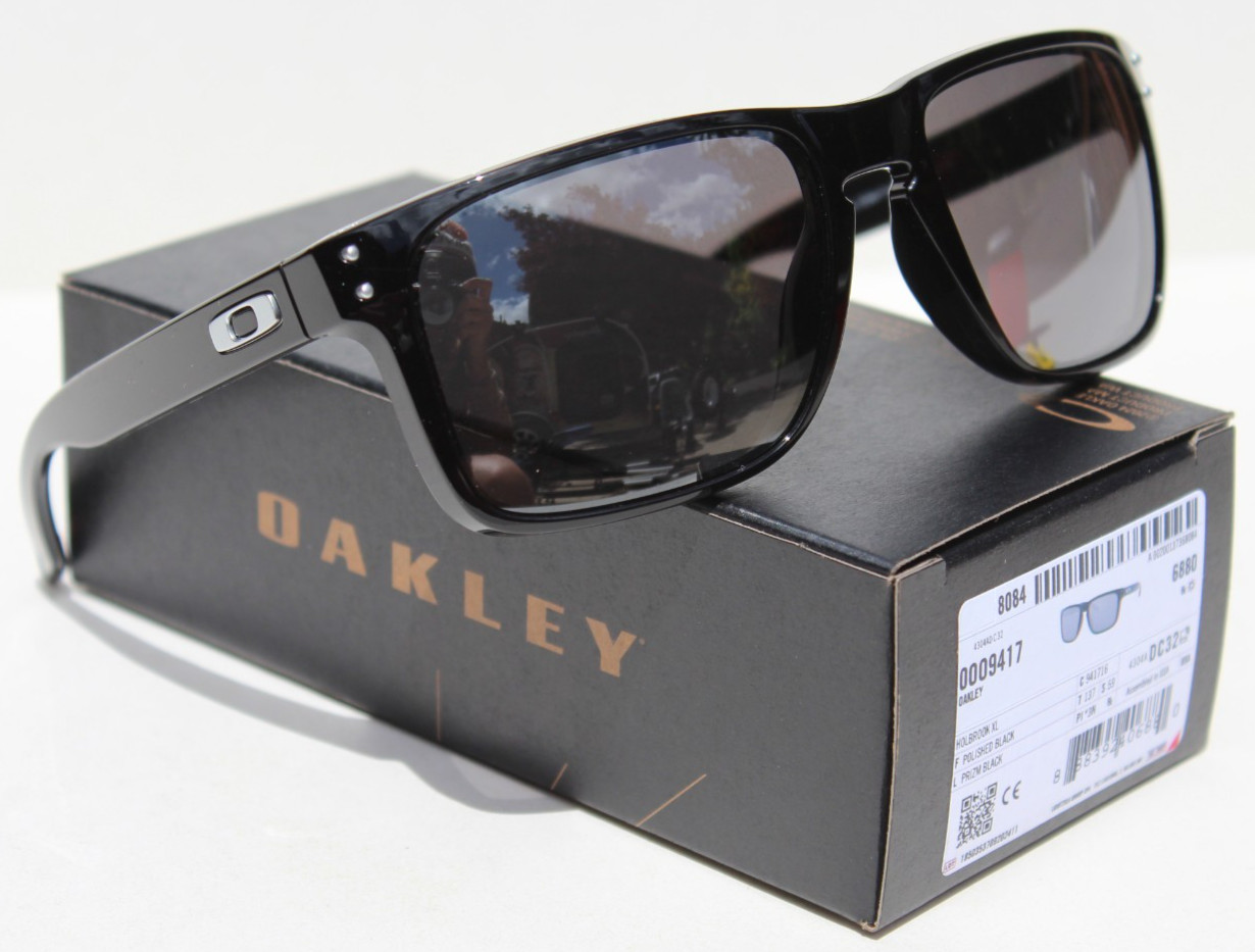 OAKLEY Holbrook XL Sunglasses Polished Black/Prizm Black NEW OO9417-16