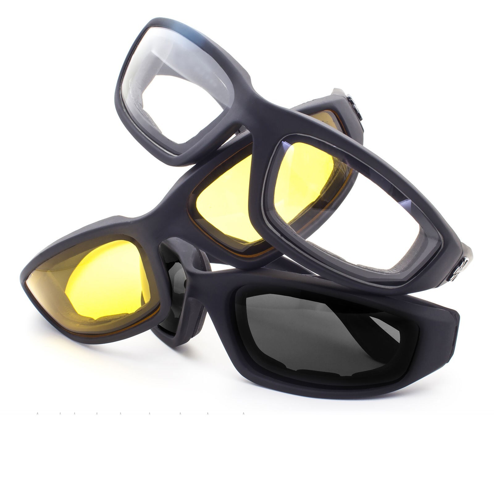 Motorcycle Sunglasses Bike Riding Glasses Clear Lens Wind Resistant Anti Fog Len