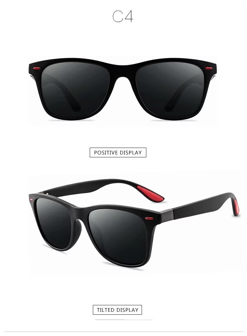 Square Polarized Sport Sunglasses Men Women Riding Fishing Driving Glasses UV400