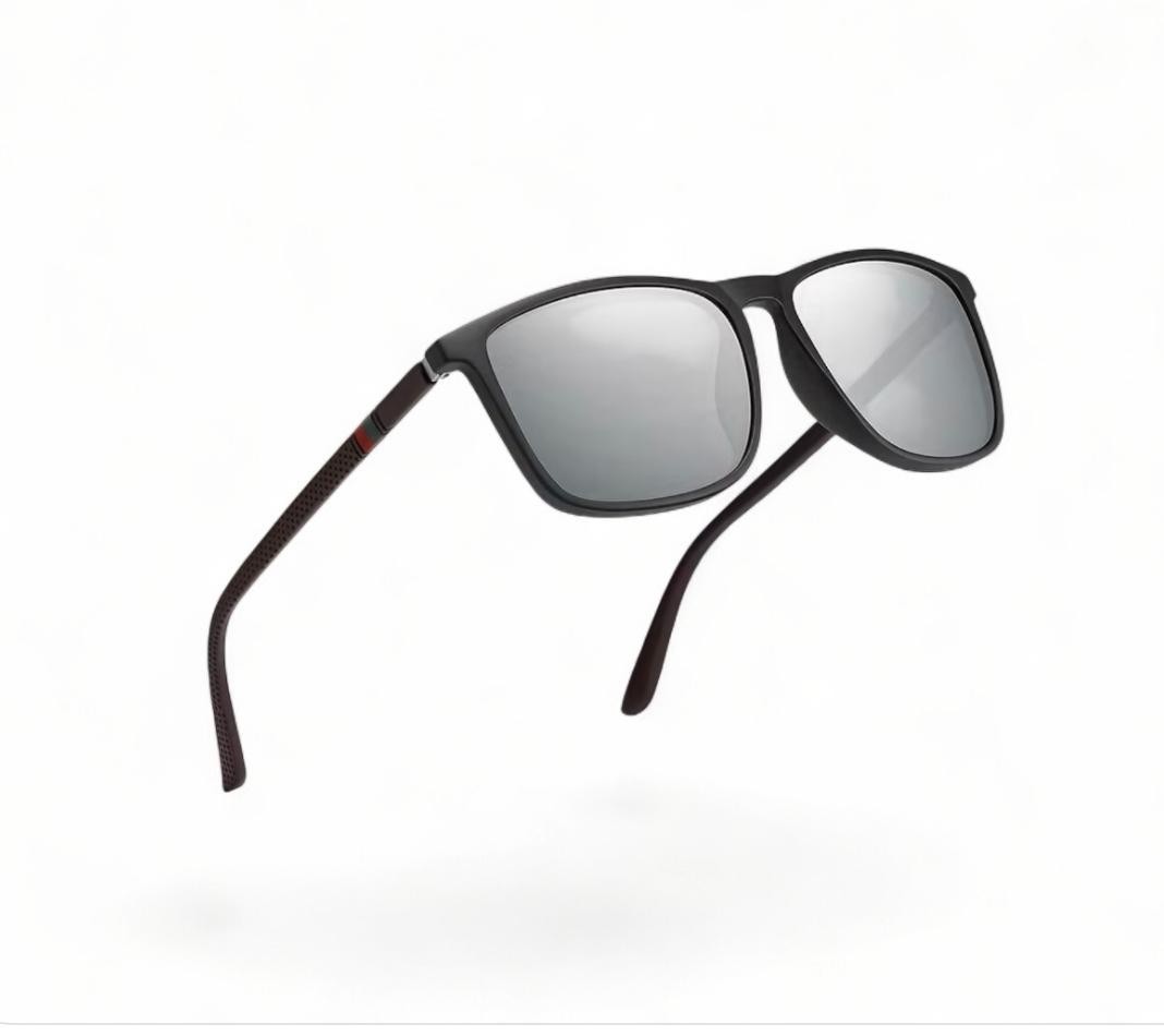 NEW – Polarized Mirror TAC Polycarbonate Framed Light-weight 139 mm – GRAY